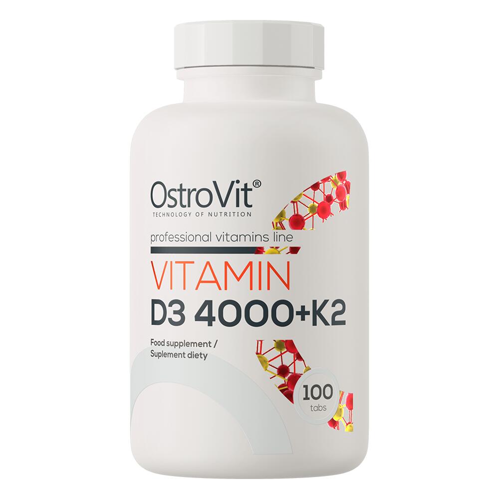 OstroVit Witamina D3 4000 IU + K2 100 tabletek