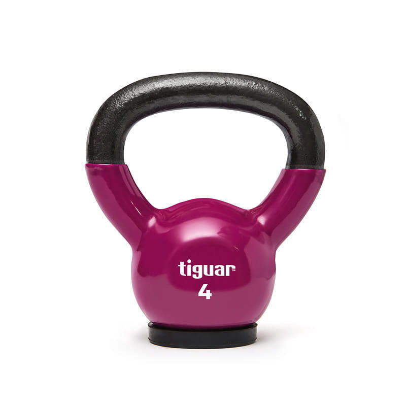 Kettlebell Tiguar żeliwny pokryty winylem