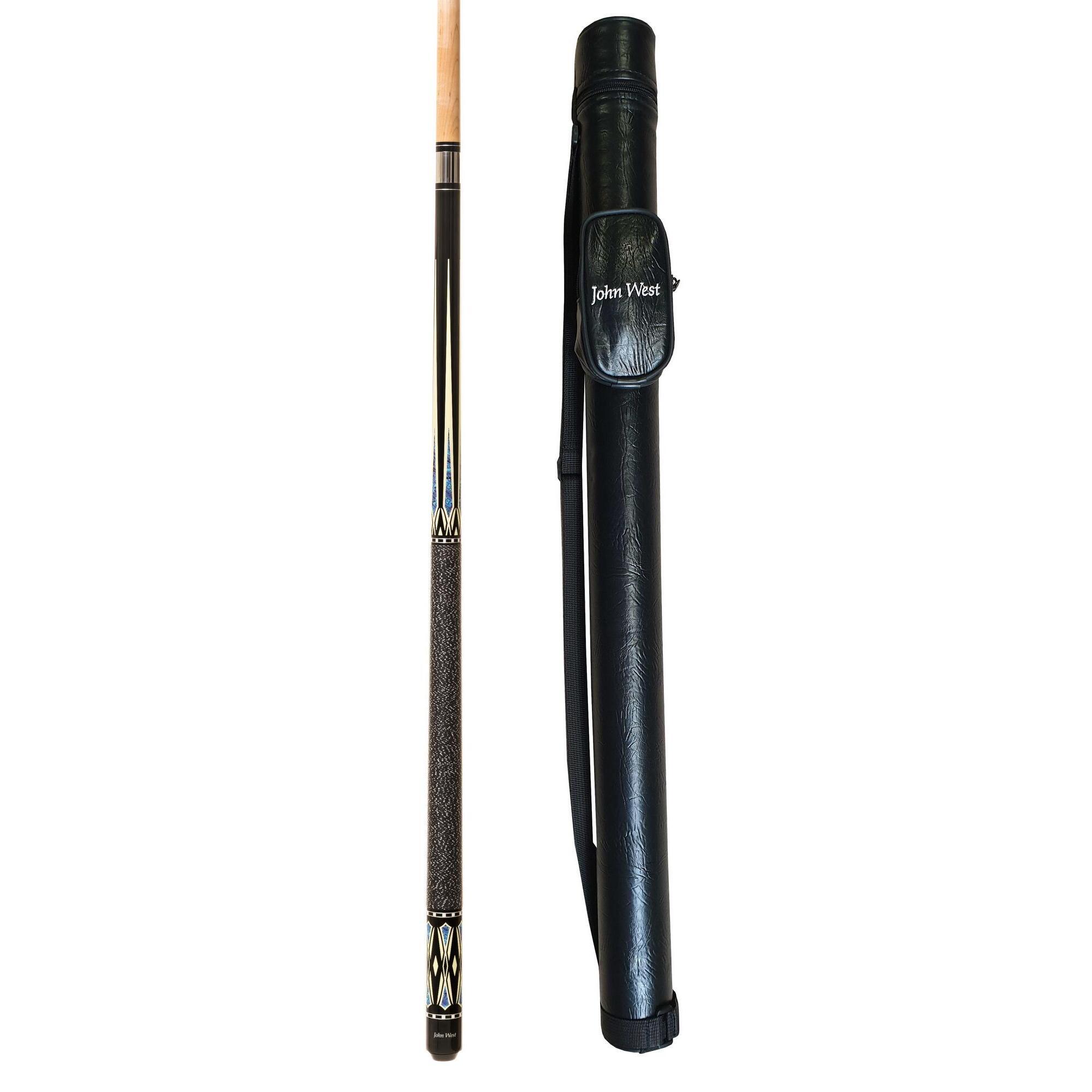 Profesjonalny zestaw bilardowy John West-kij +kołczan+ochraniacz na nici