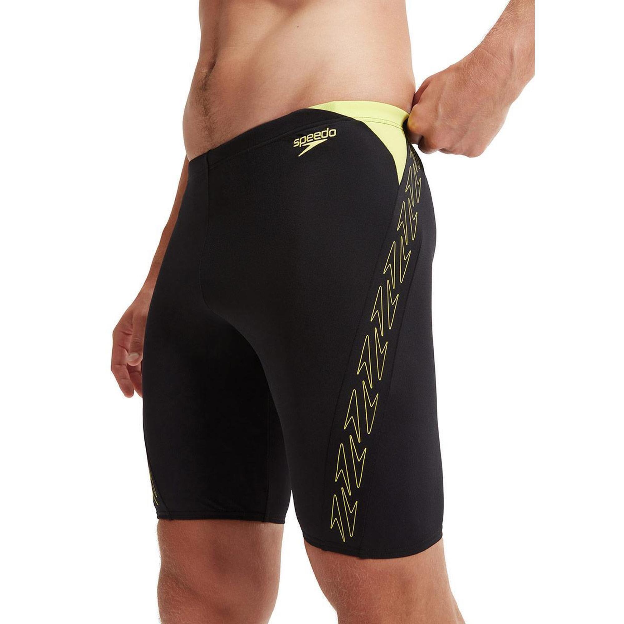 Speedo Hyperboom Splice Jammer - Czarno-Żółty - Rozmiar 40
