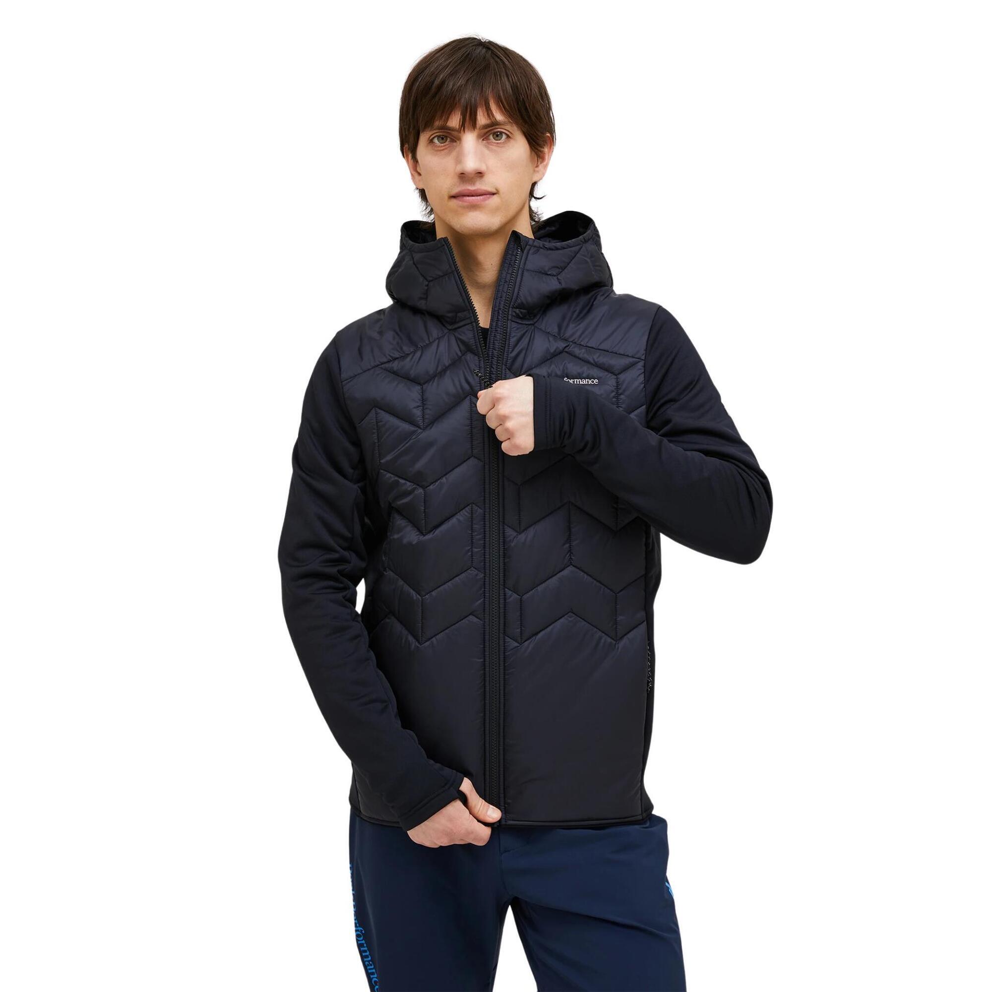 Kurtka Peak Performance męska Elevate Liner Hybrid Hood Jacket czarna - XL
