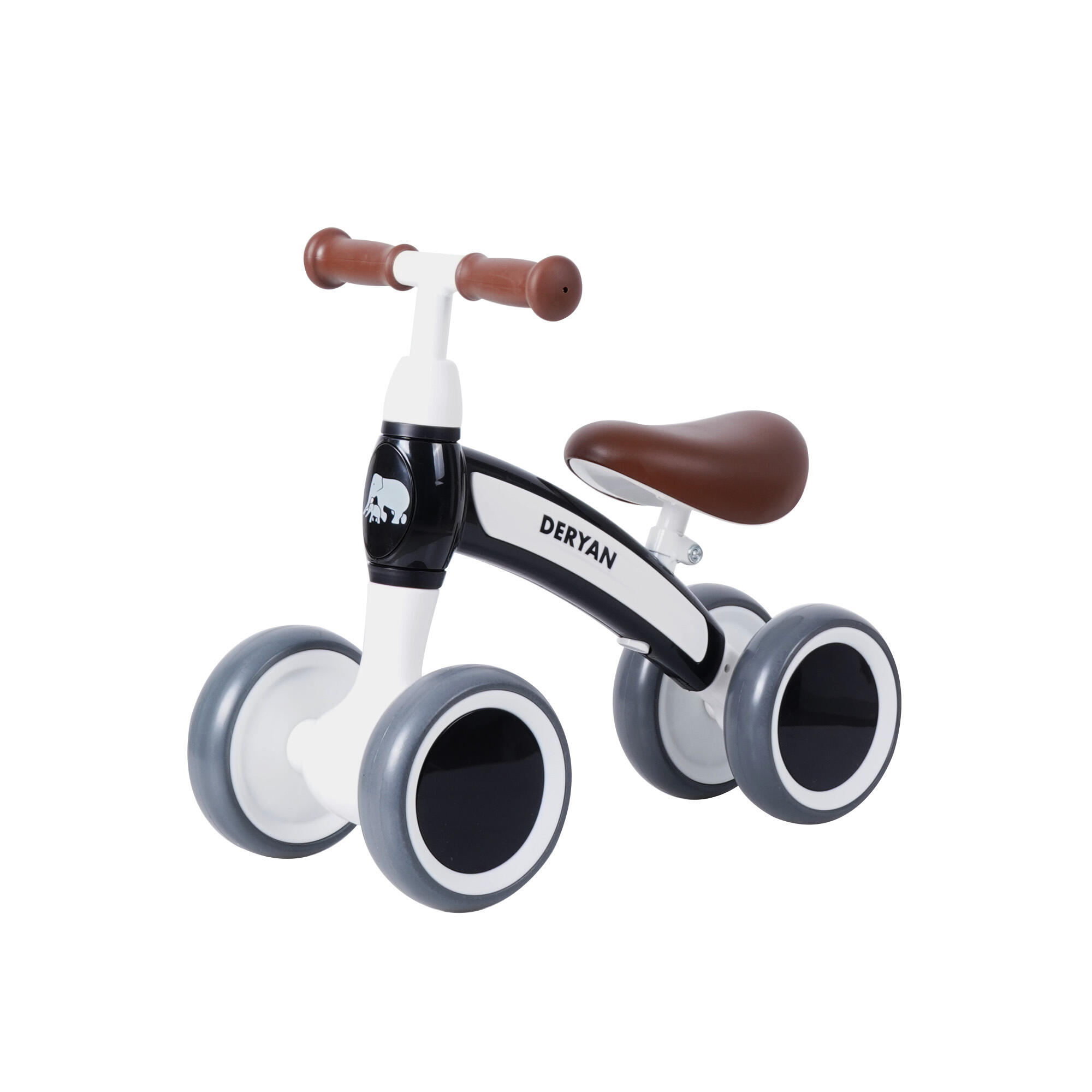 Rower spacerowy Deryan Trailblazer - czarny/biały