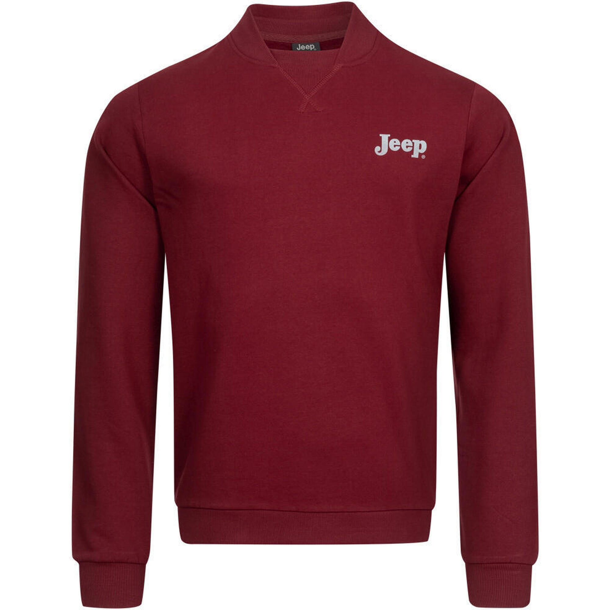 Jeep Męski Bomber Sweatshirt z Bawełny - Styl i Komfort