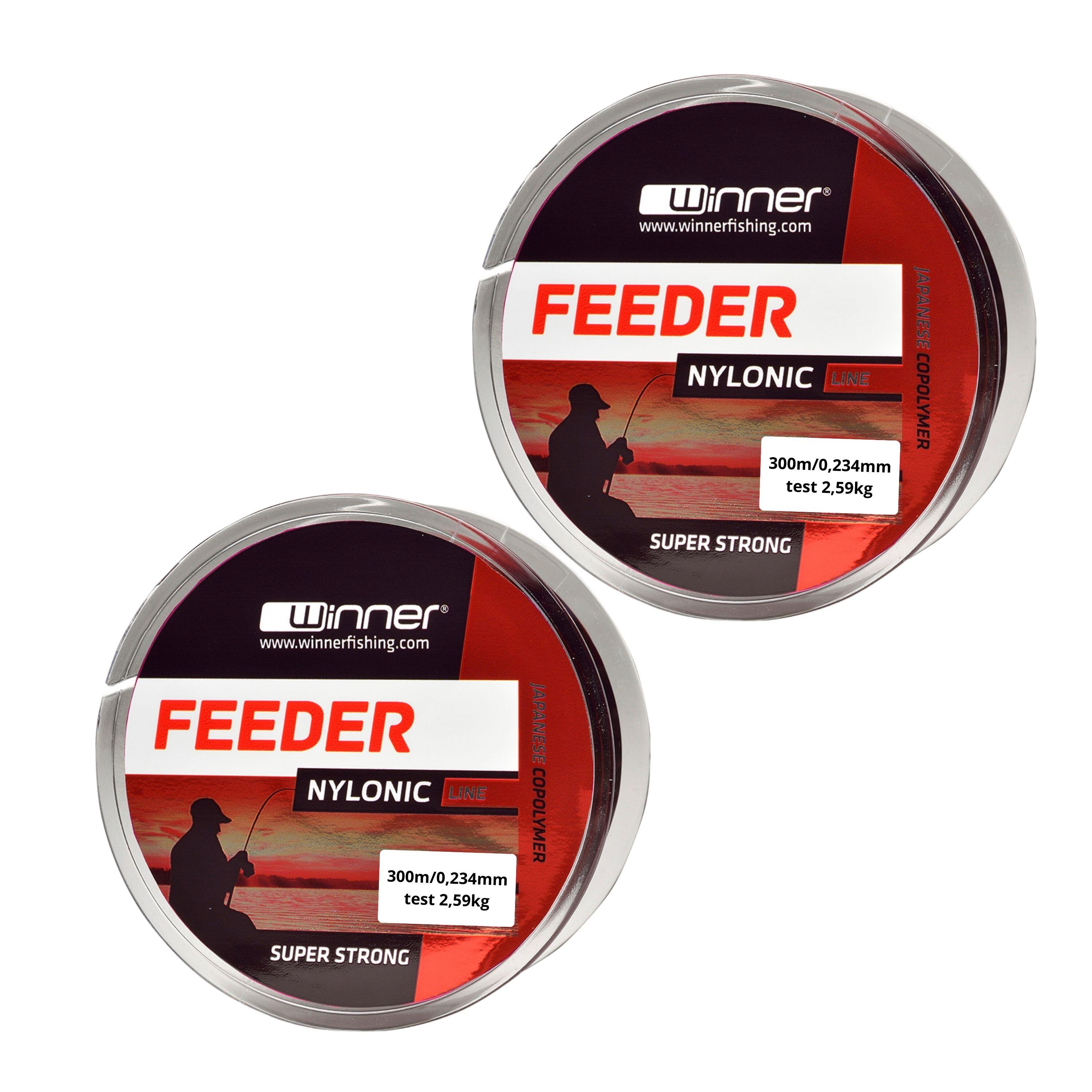 Żyłka Nylonic Feeder line 0,234 mm/300 m 2 szt
