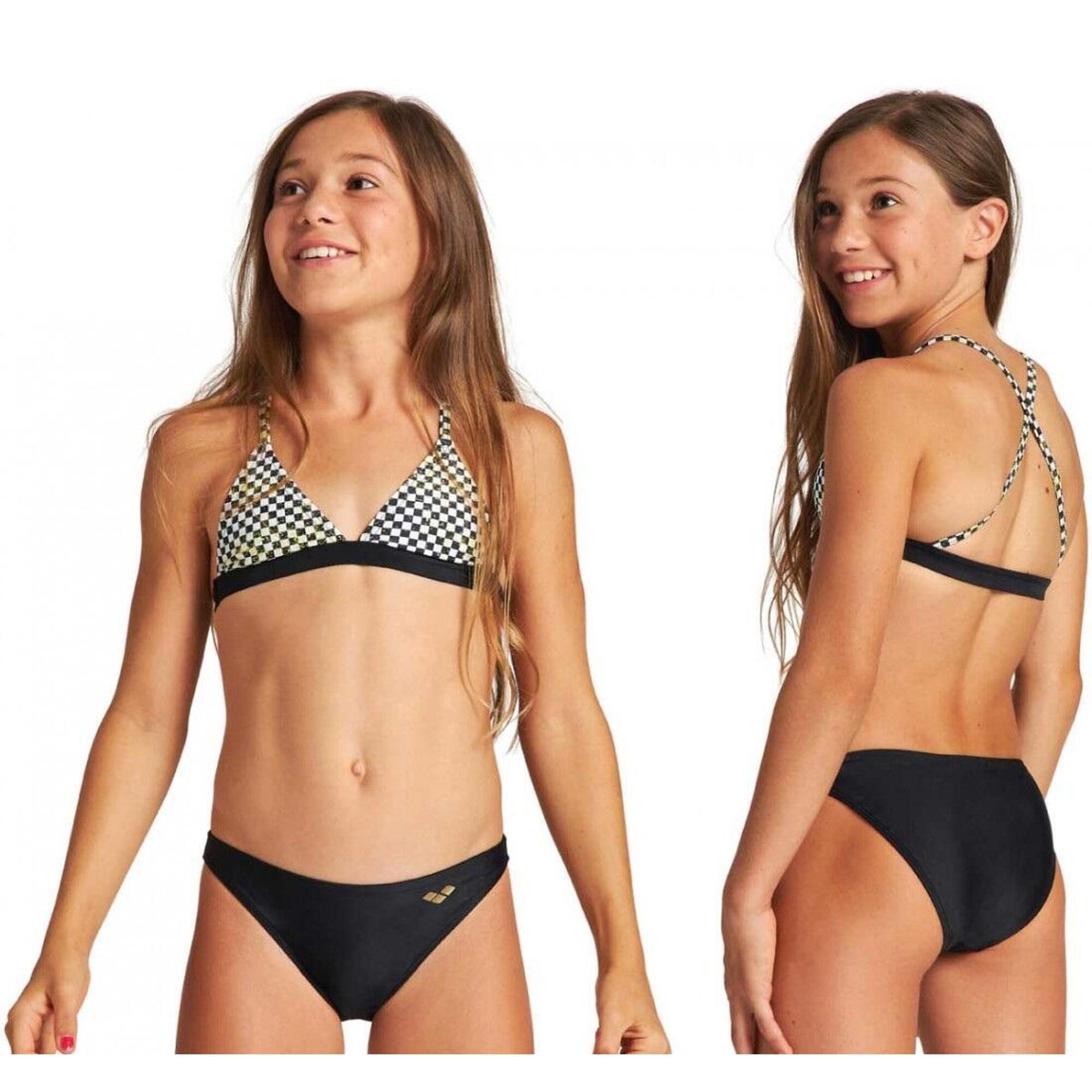 Strój kąpielowy dziewczęcy dwuczęściowy sportowy na basen Arena Meryl