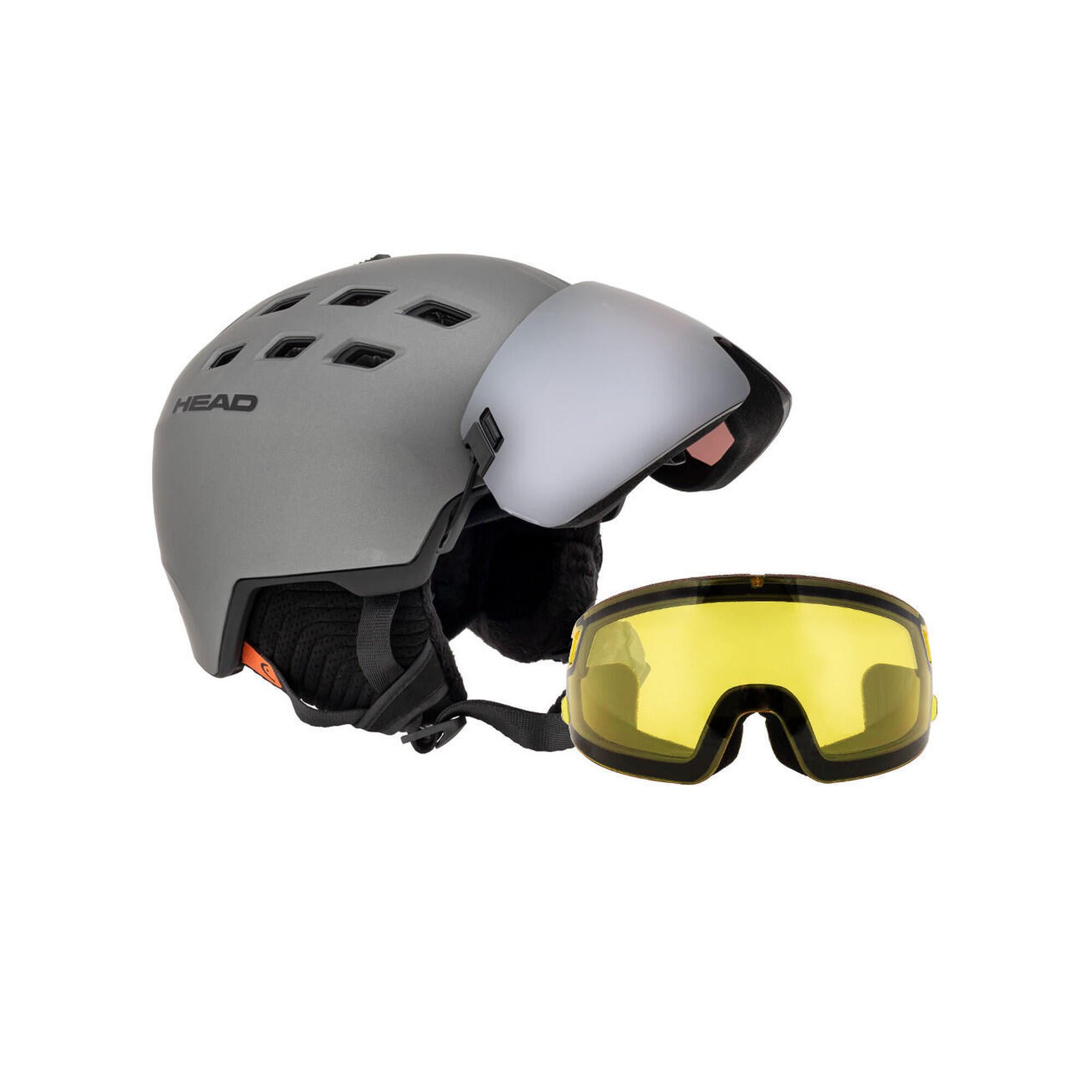 Kask narciarski męski z szybą HEAD RADAR 5K + dodatkowa szyba w zestawie