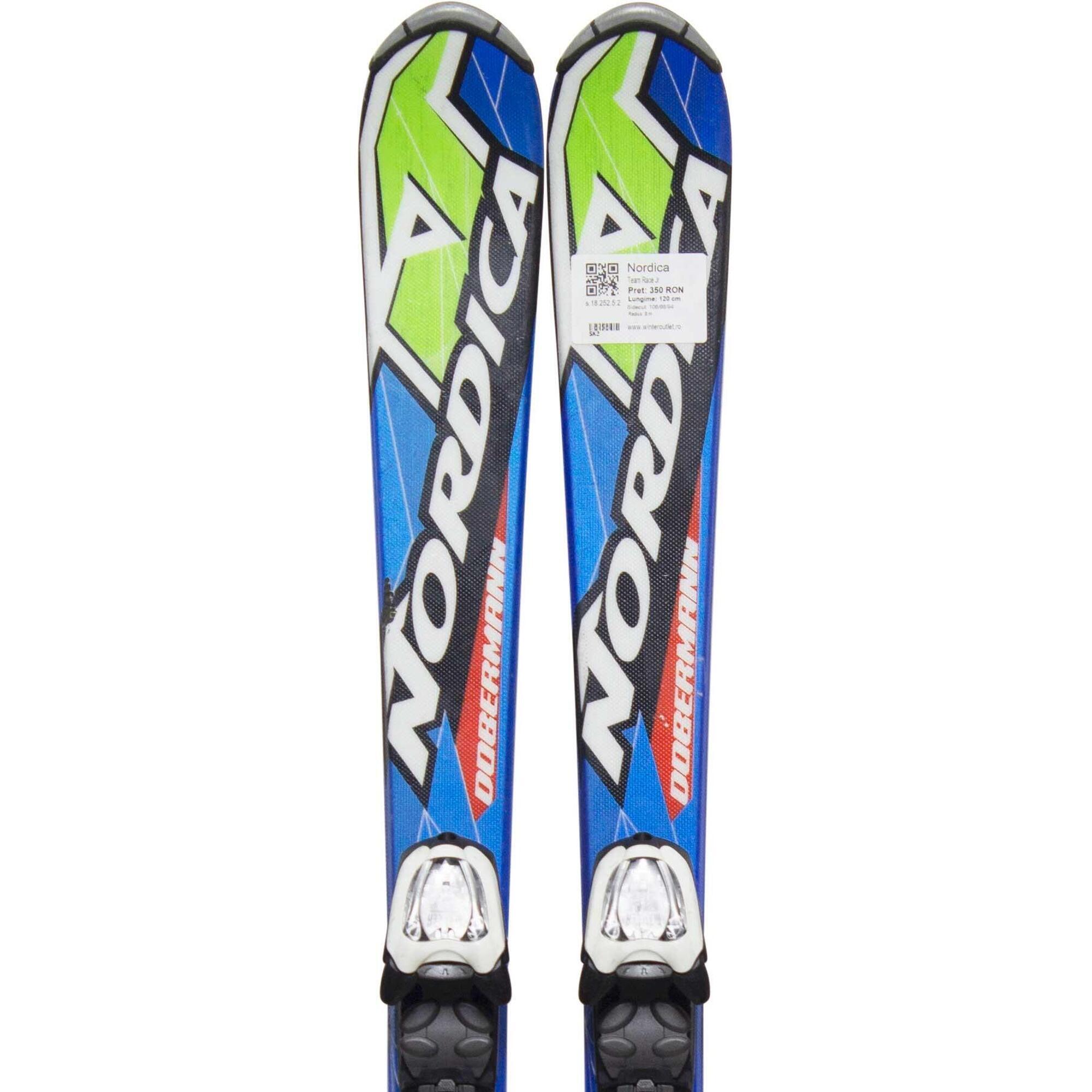 Second Life- Narty NORDICA Team Race Jr, 120 cm - Stan bardzo dobry