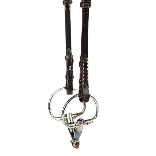 Akcesoria do uzdy dla koni PS of Sweden French White Stitching