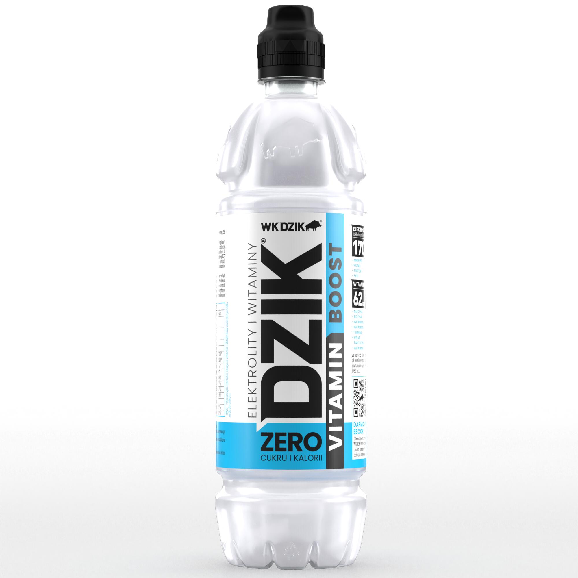 Napój DZIK VITAMIN BOOST GREJPFRUTOWY ZERO 750 ML