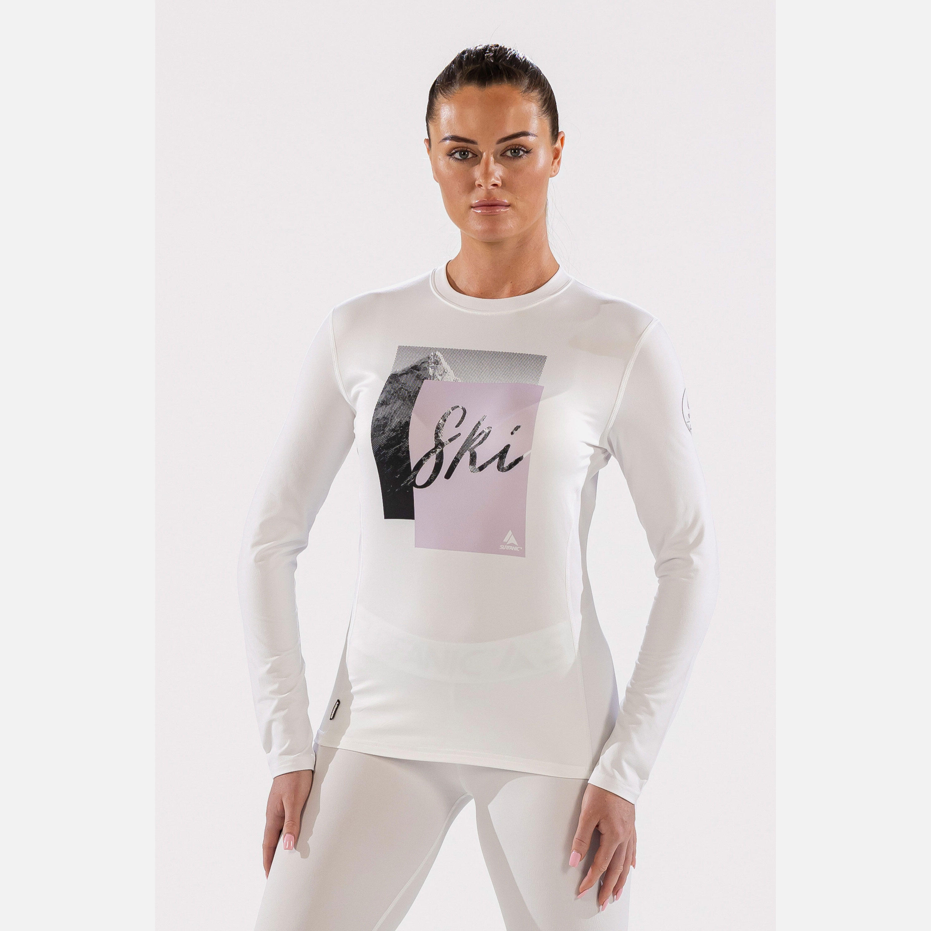 Surfanic Damska Koszulka Termoaktywna Carbon Dri – Aktywny Węgiel – SWU2604-012