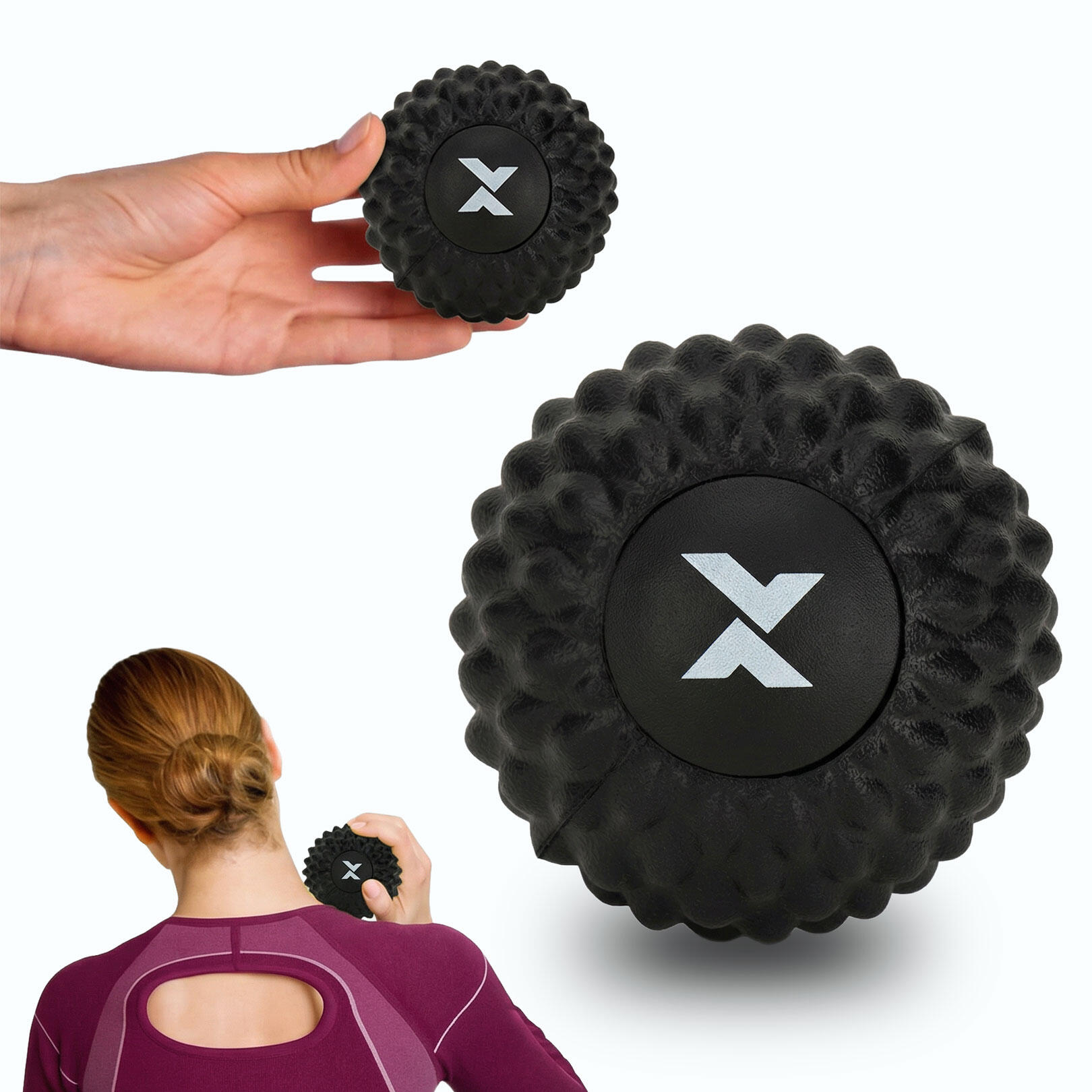 Piłka Trexo do masażu TPE TXO-B4Z074-VT