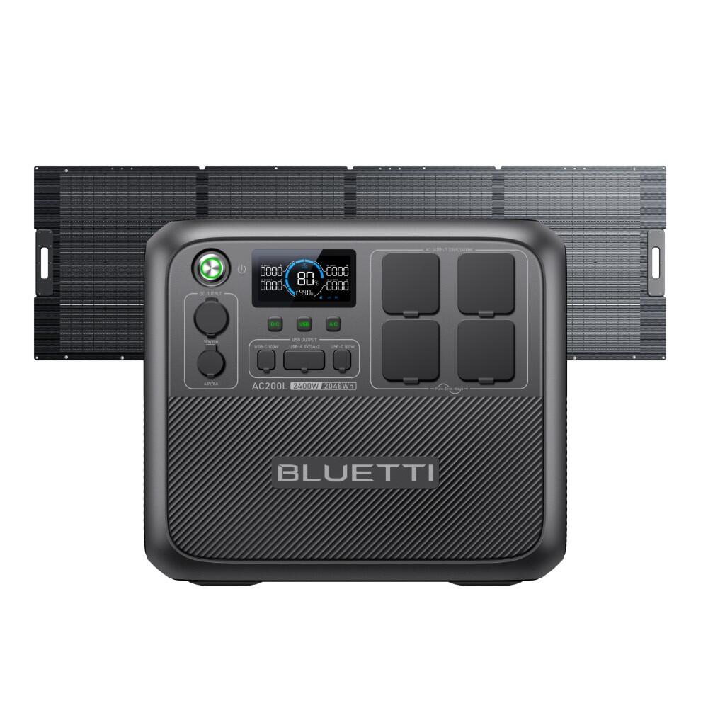 AC200L+PV350 generator solarny 2048Wh, zasilanie domu na śnieżyce i awarie sieci