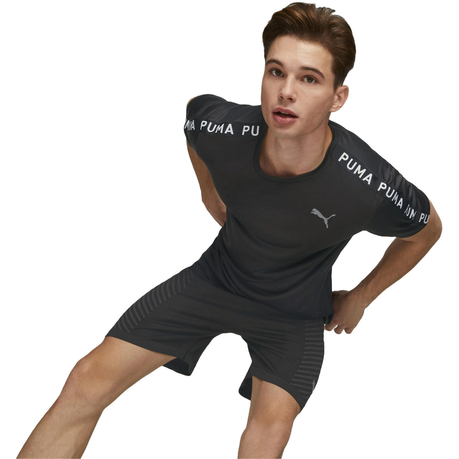 Koszulka fitness męska PUMA Fit Taped