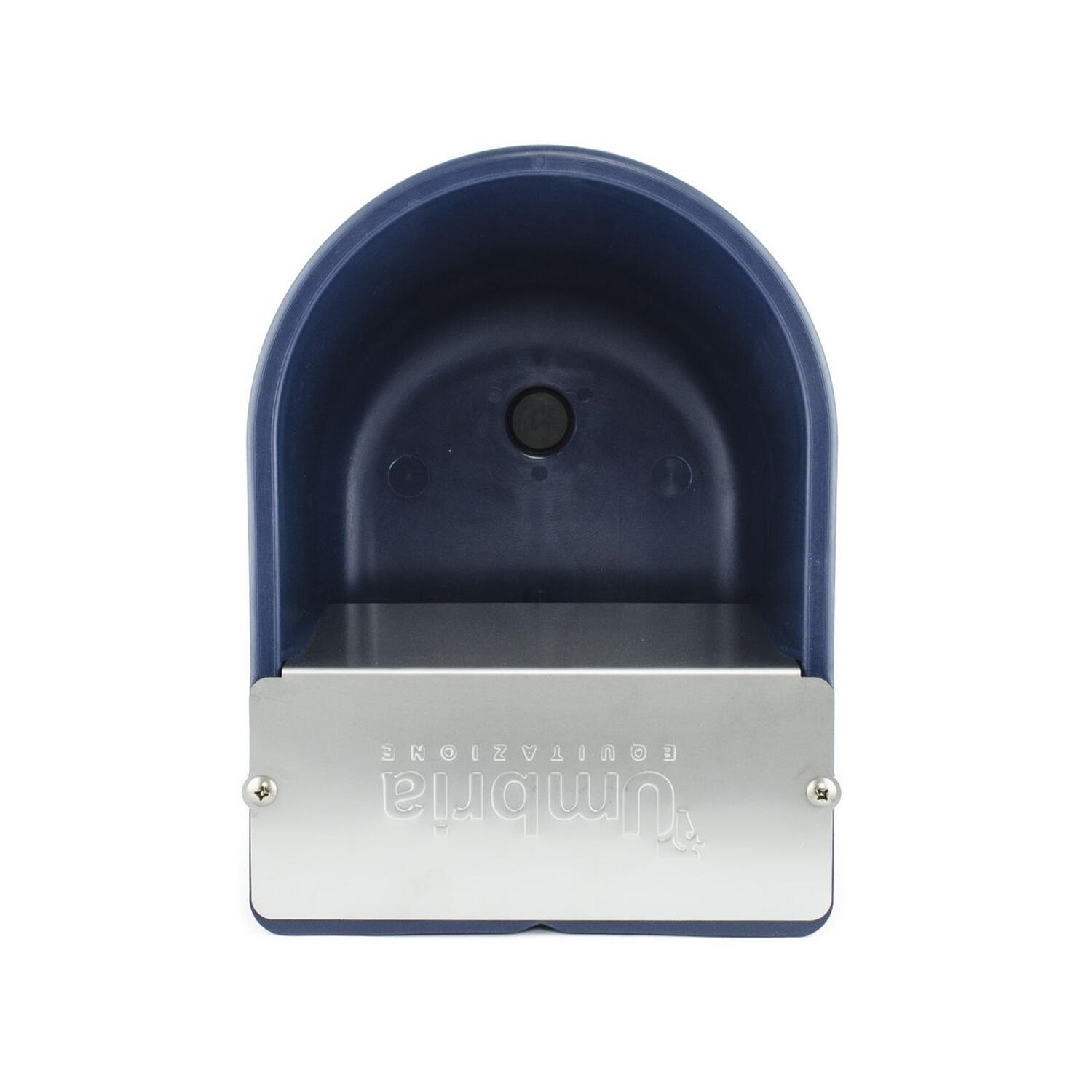 Poidełko dla koni z tworzywa ABS, z stałym poziomem, ze stalową płytką nierdzewn