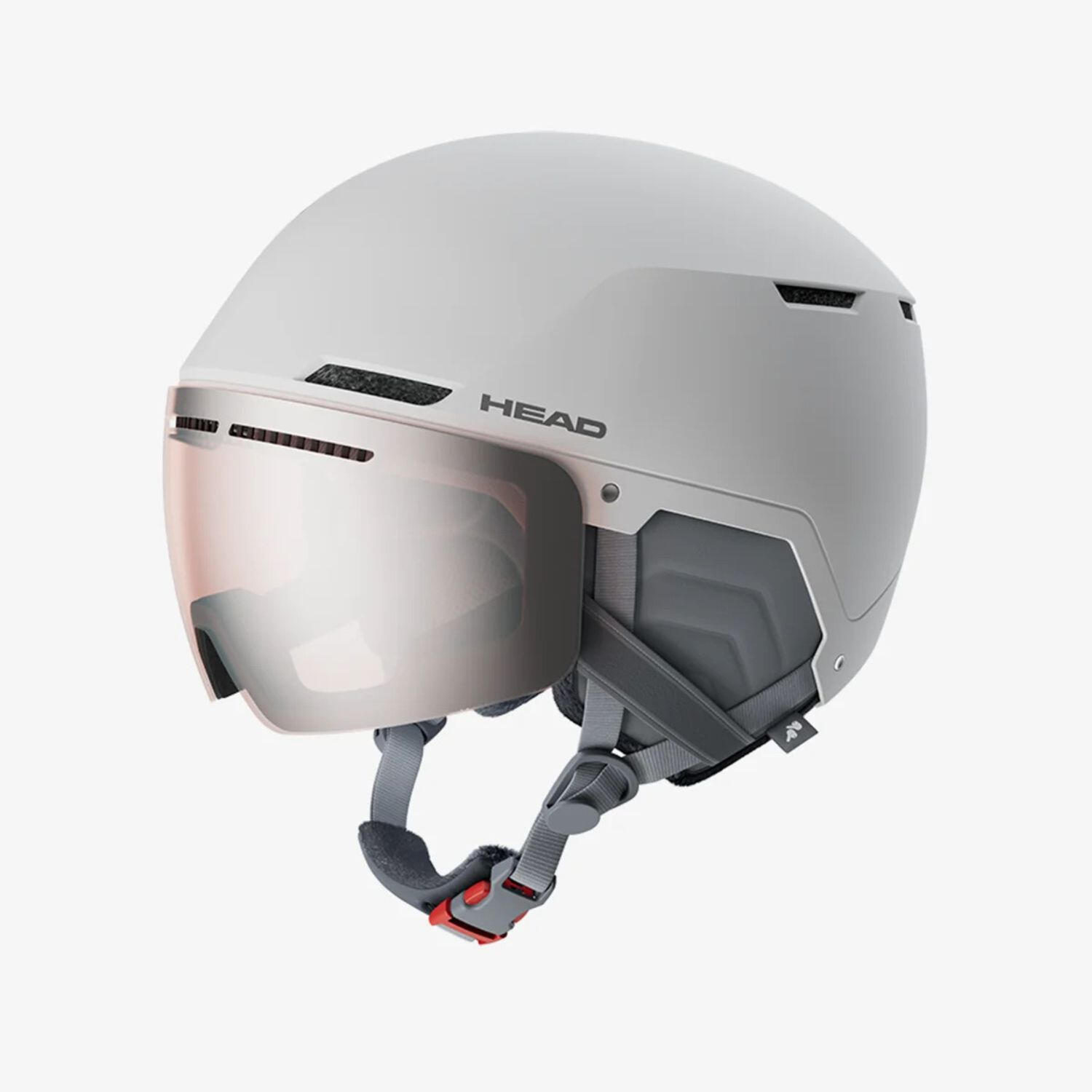 Kask z przyłbicą szybą Head Cinema W White 2026 48-54 cm
