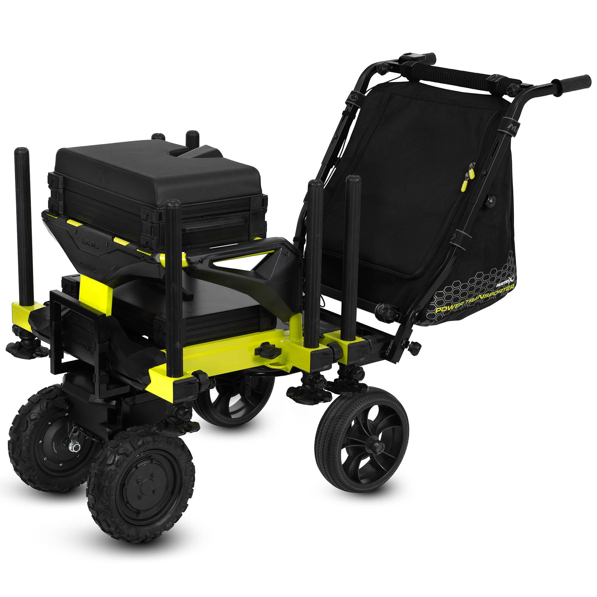 Wózek Wędkarski Elektryczny Transportowy Matrix 4 Wheel Power Transporter