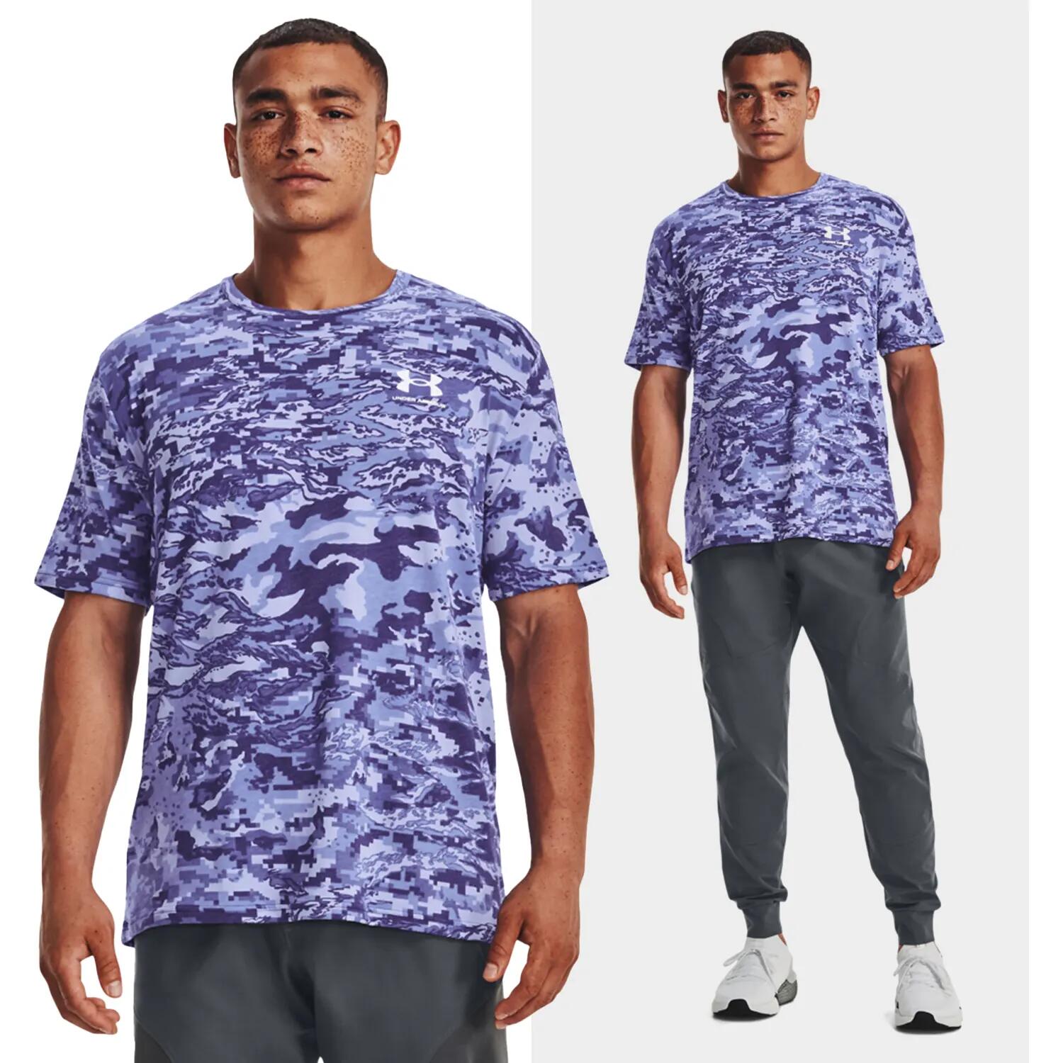 Koszulka fitness męska UNDER ARMOUR Camo 1357727 z krótkim rękawem
