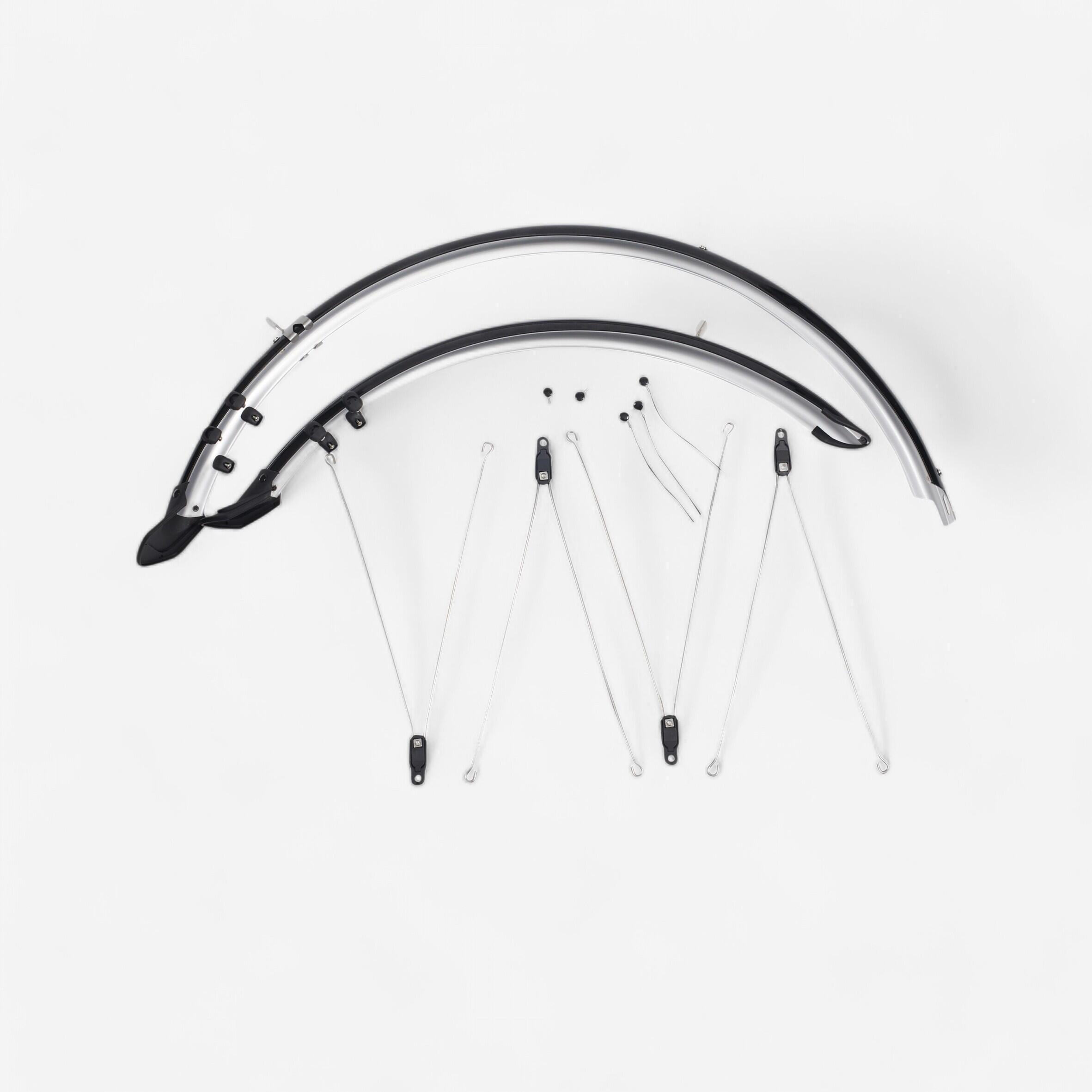 Błotniki 28" Elops z wewnętrznym kablem do roweru miejskiego