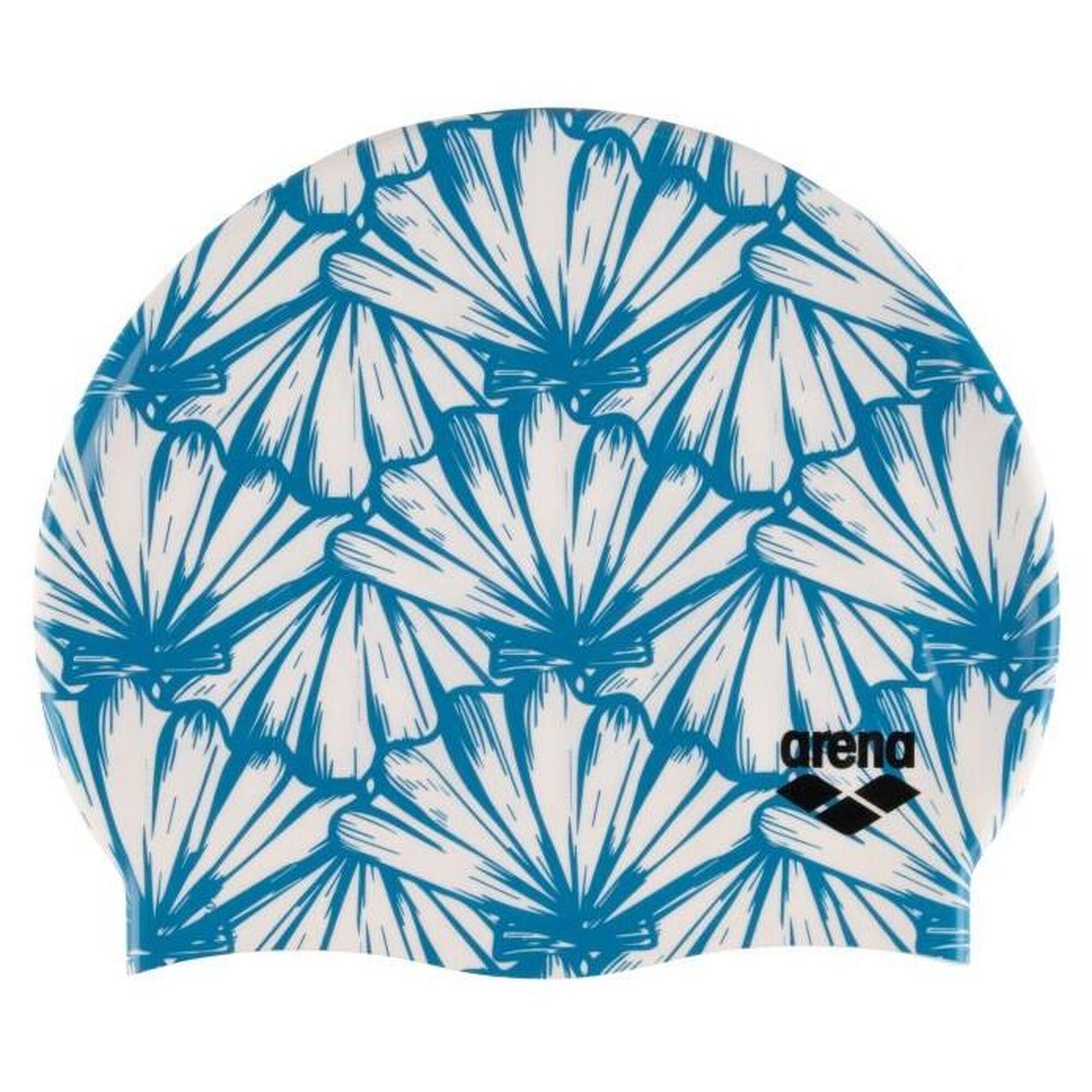 Czepek pływacki silikonowy dla dorosłych na basen Arena Print 2 Shell