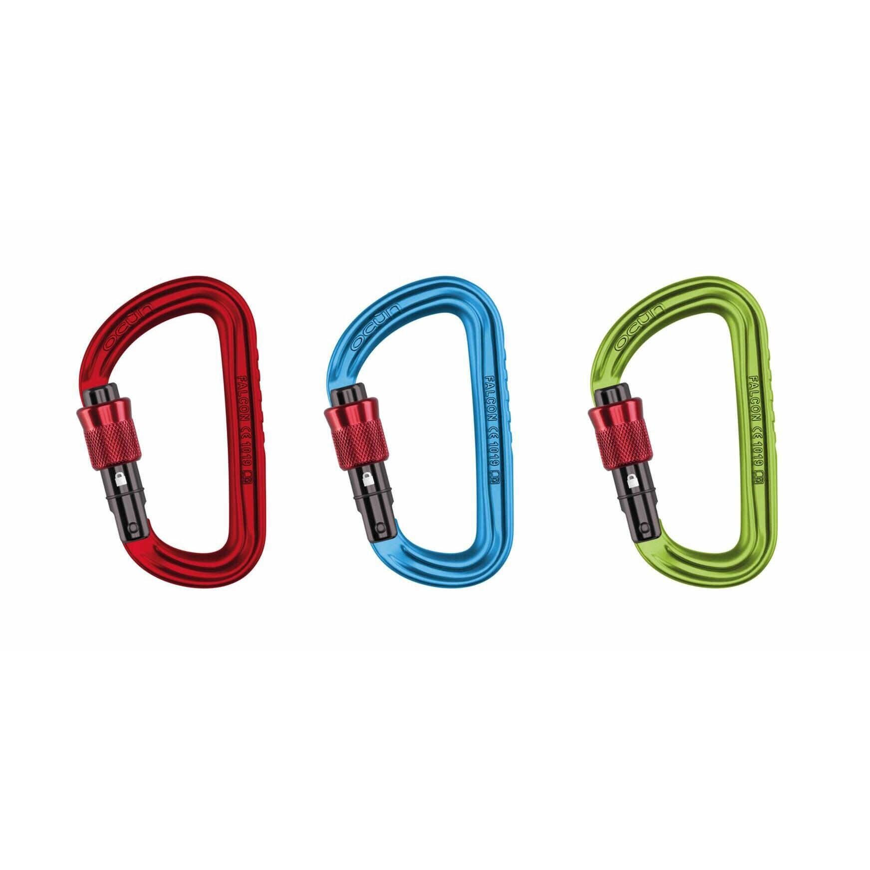 Zestaw karabinków Ocun Falcon Screw 3-pack