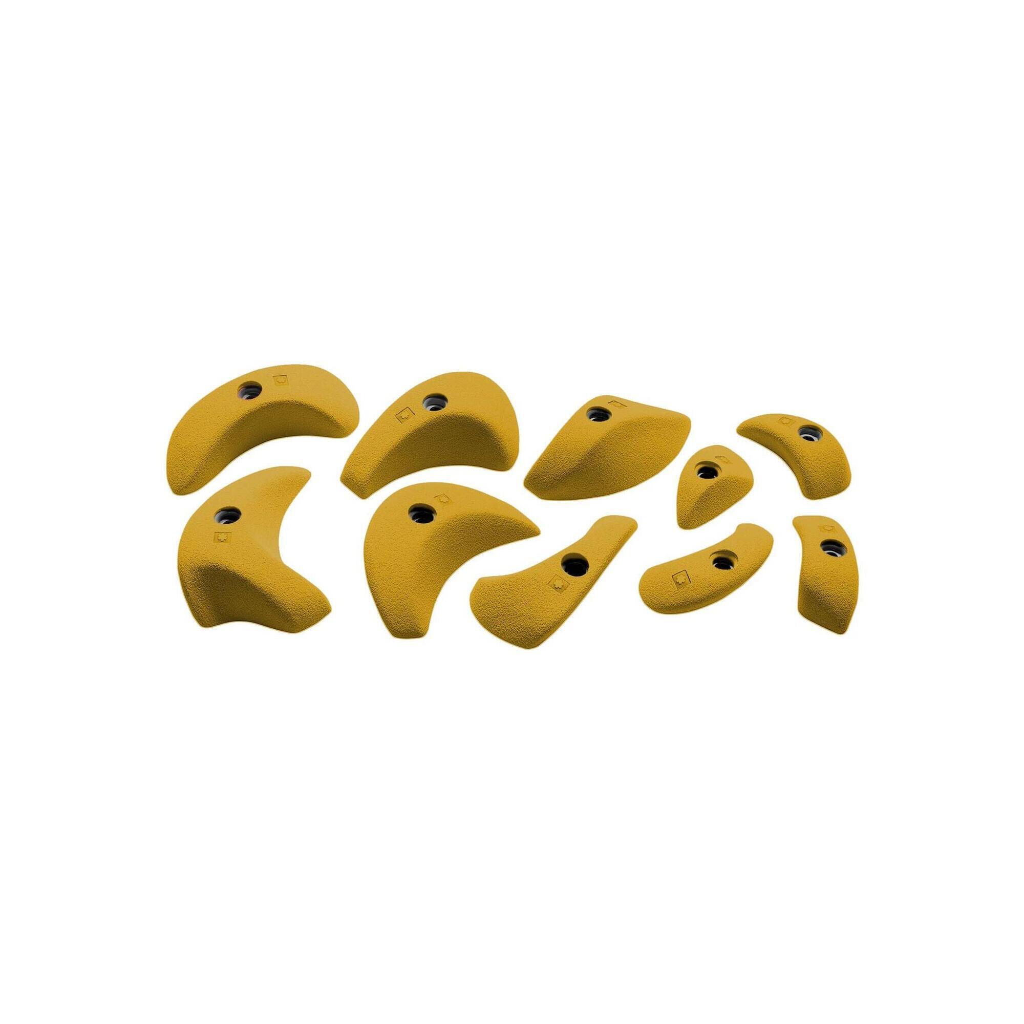 Chwyty wspinaczkowe Ocun Holds Set 1 Pinches - yellow/yellow