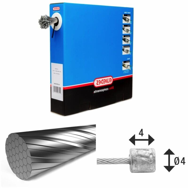 Kable przesyłowe 7x7 ze stali nierdzewnej Slick Ø1,1mm z głowicą N Ø4 Elvedes (x