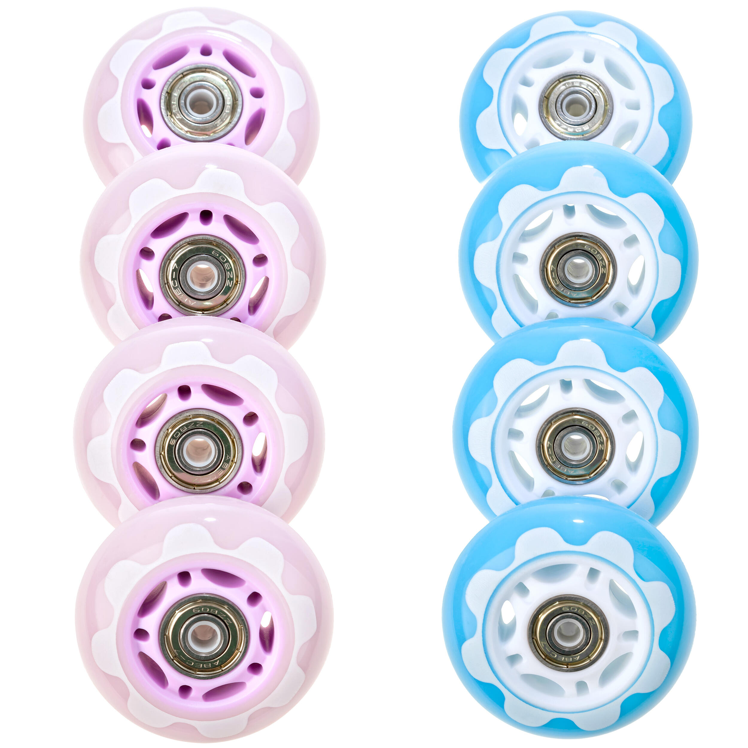 8x Kółka do rolek + łożyska Raven Senia 64mm PU