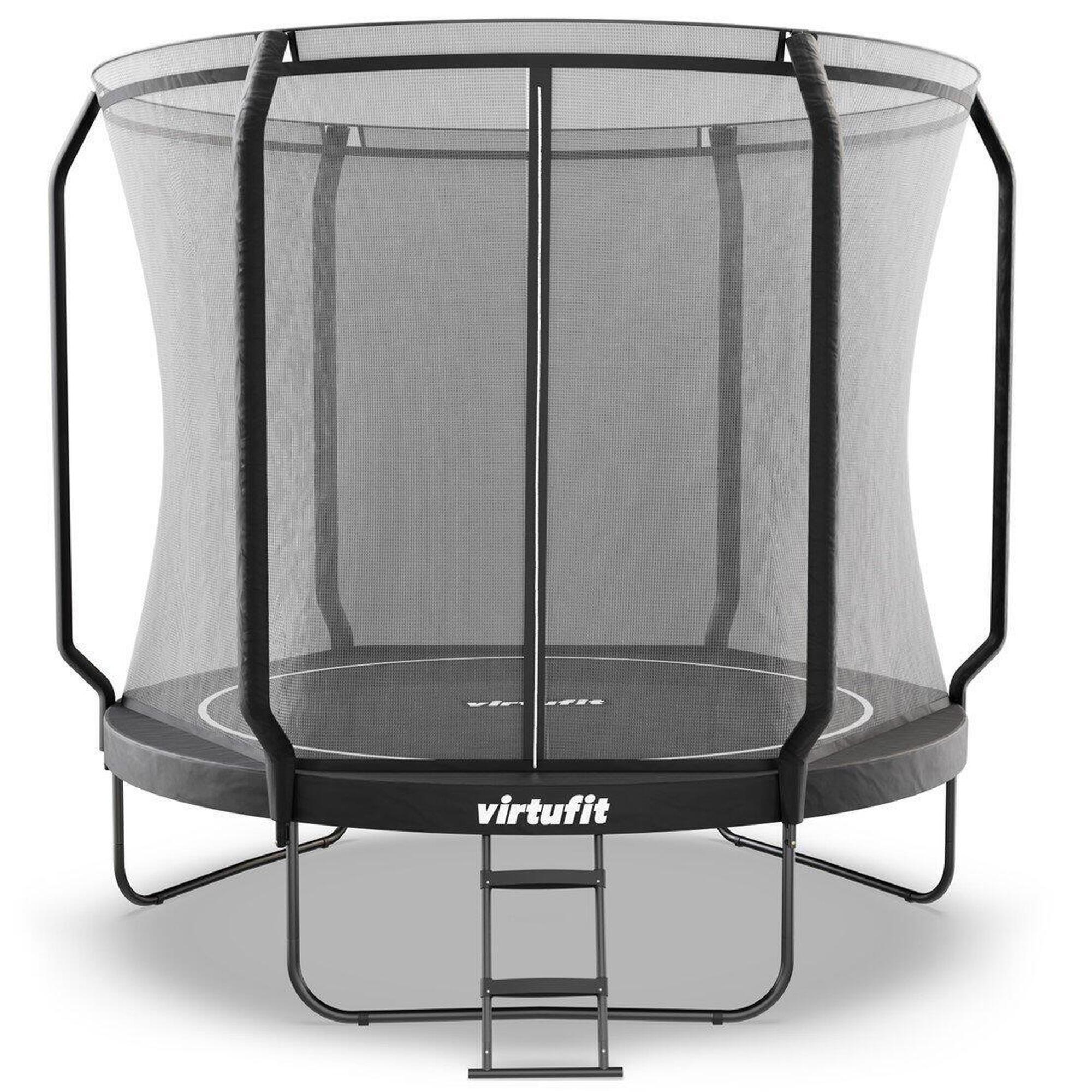 Trampolina Premium z siatką zabezpieczającą - okrągła - 251 cm