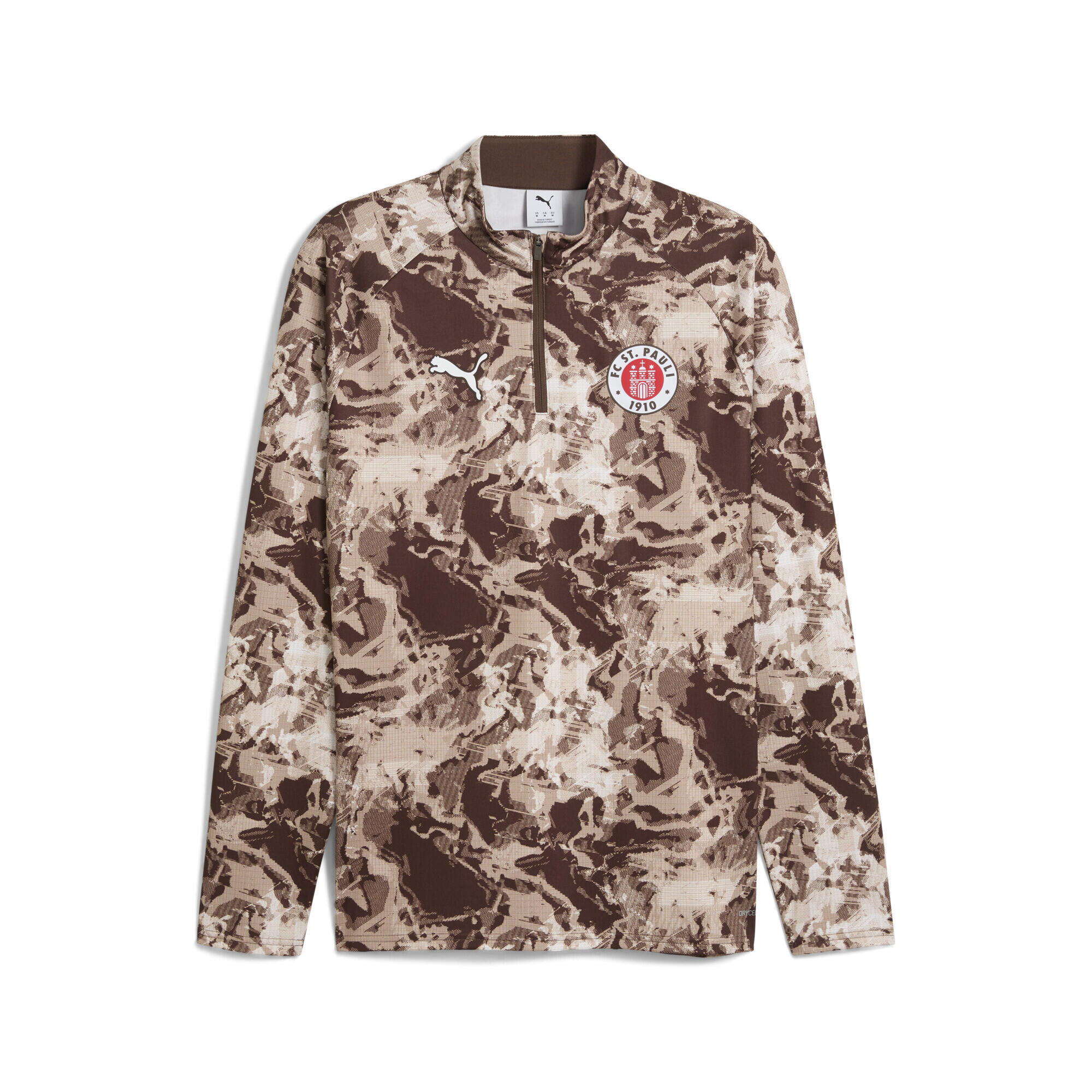 Męska bluza przedmeczowa FC St. Pauli z zamkiem 1/4 PUMA