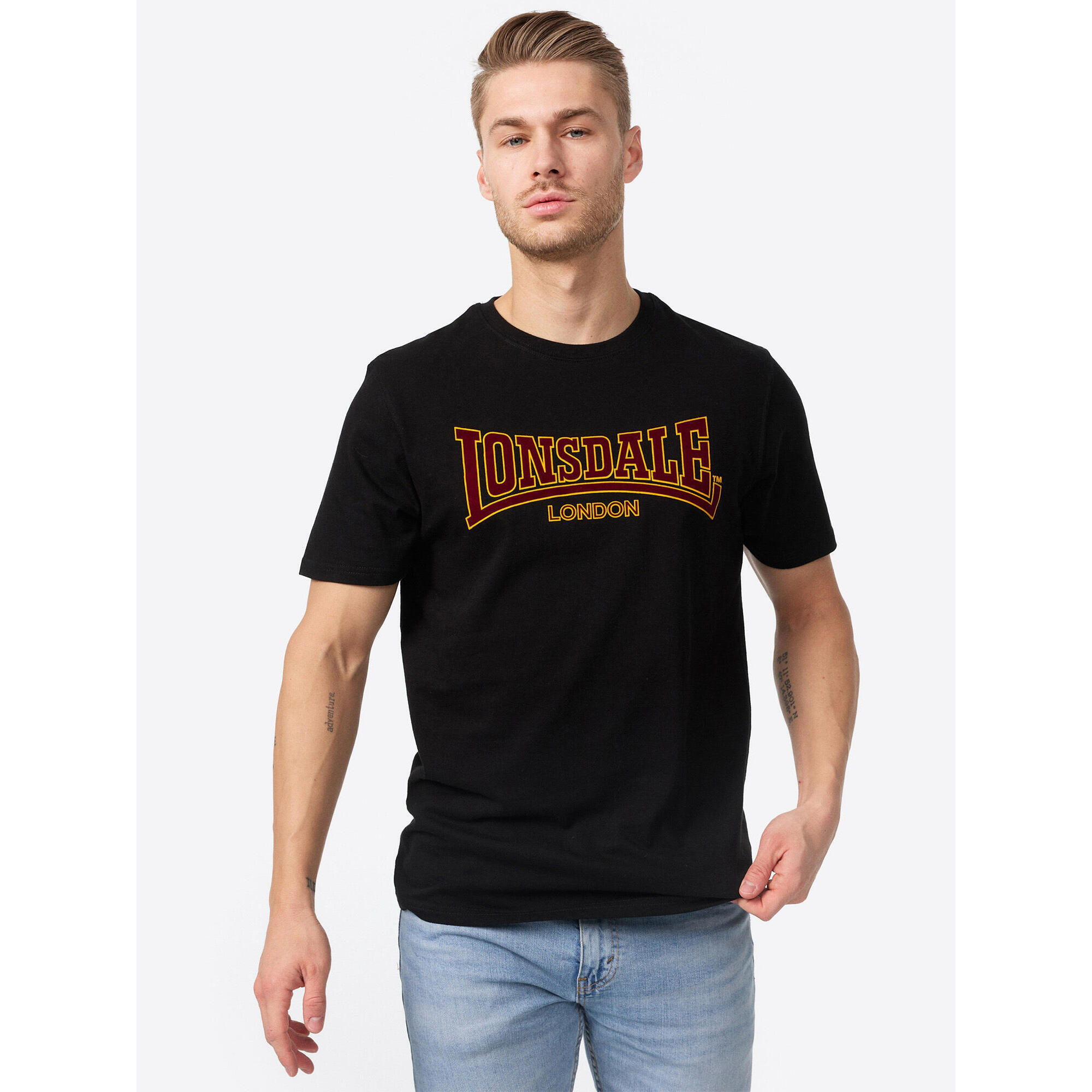 T-shirt o wąskim kroju Lonsdale Classic