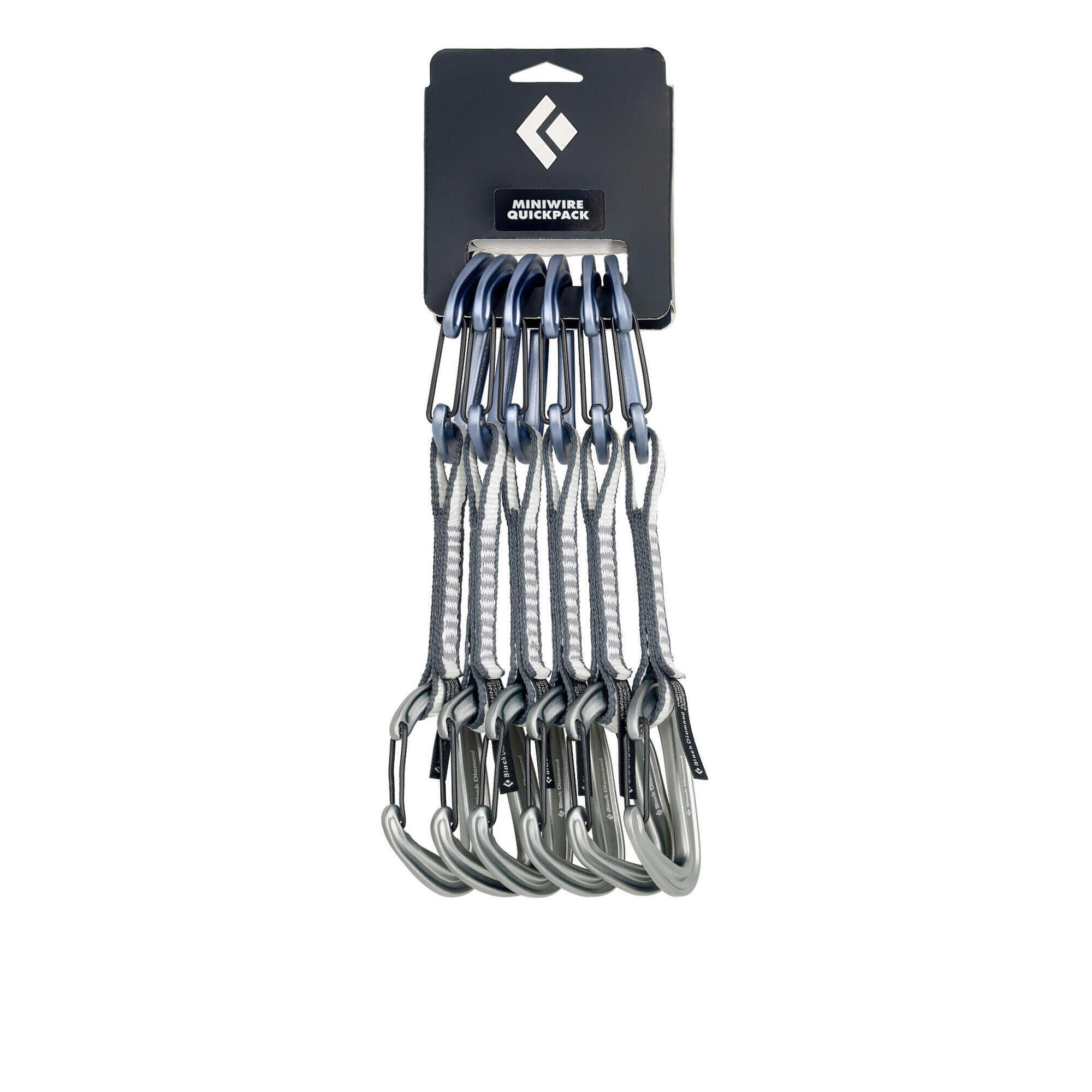 Ekspresy wspinaczkowe Black Diamond MiniWire Quickpack 12 cm 6-pack