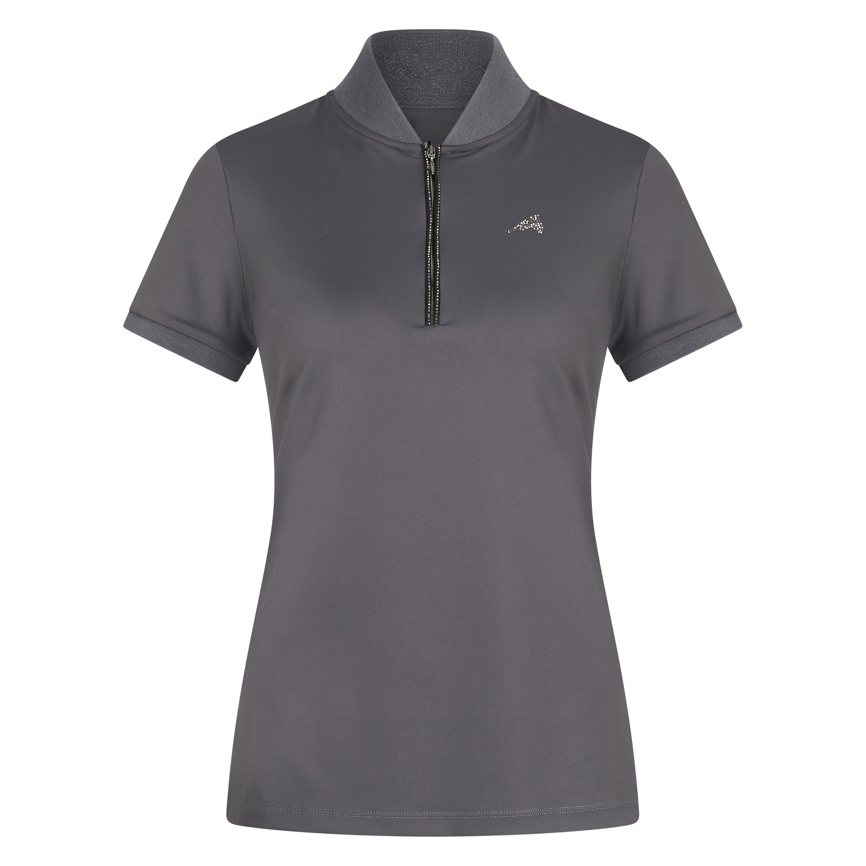 Damska koszulka jeździecka z zamkiem błyskawicznym Euro-Star Ramona