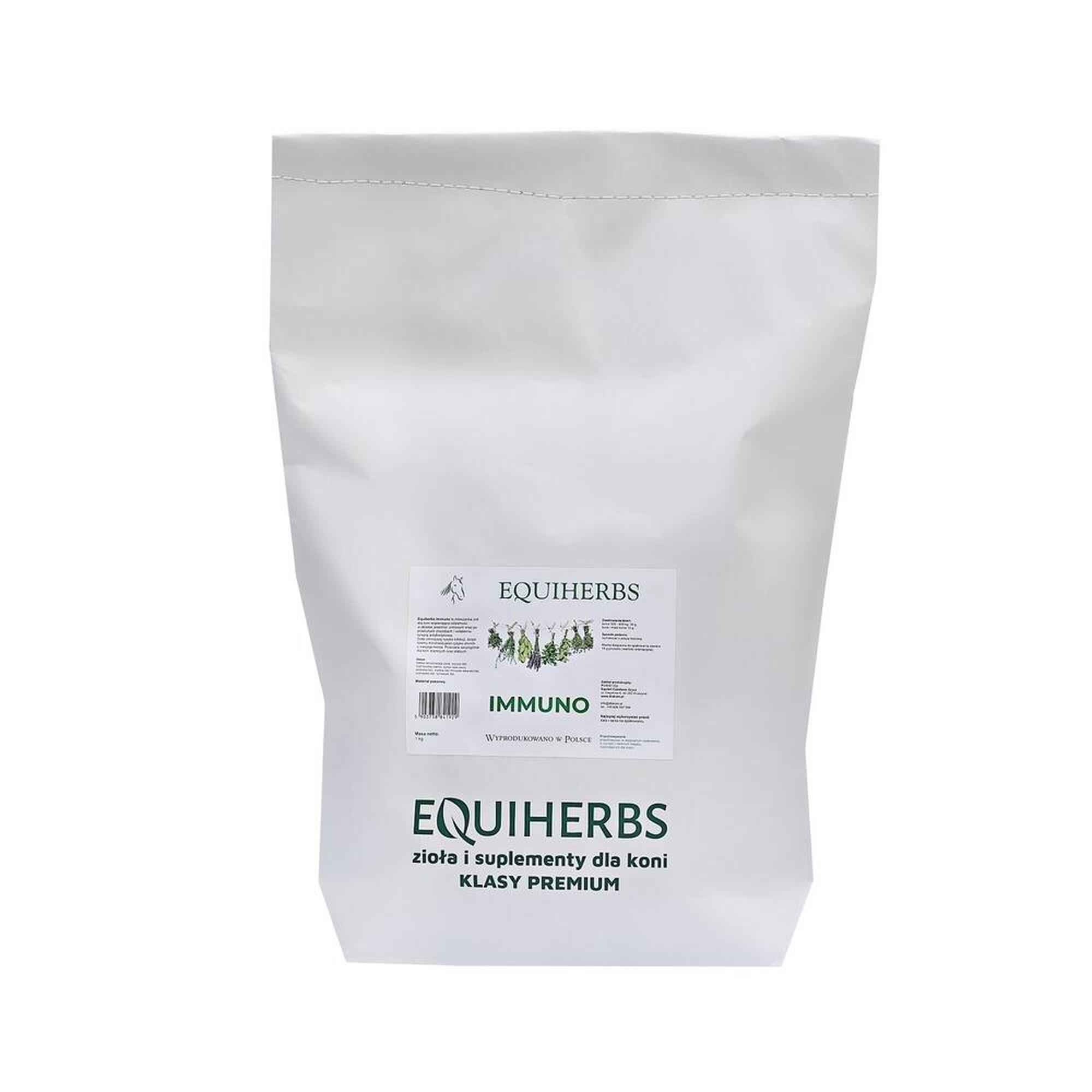 IMMUNO mieszanka ziołowa 1KG EQUIHERBS