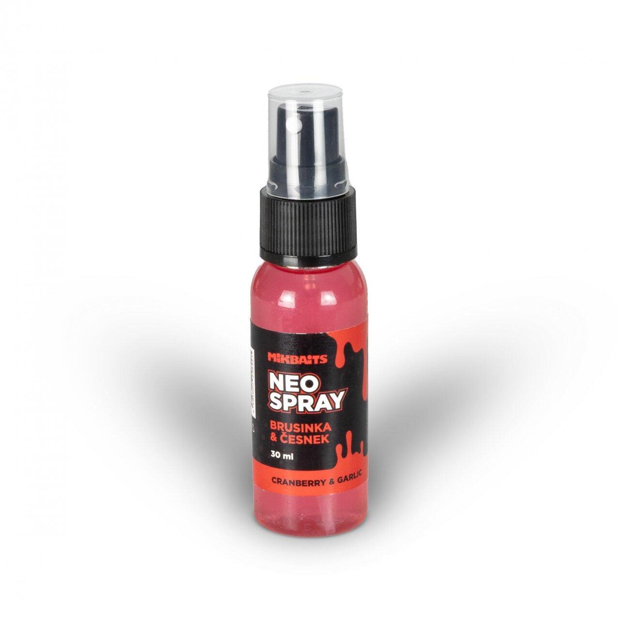 Spray Atraktor Do Przynęt Kulek Mikbaits Neo Spray 30Ml - Żurawina Czosnek