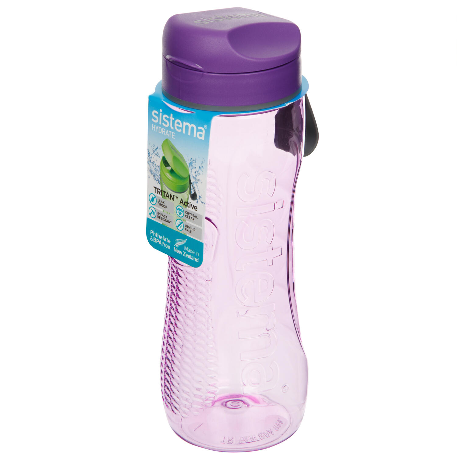 Butelka Hydrate Active Flip Top 800 ml, fioletowa