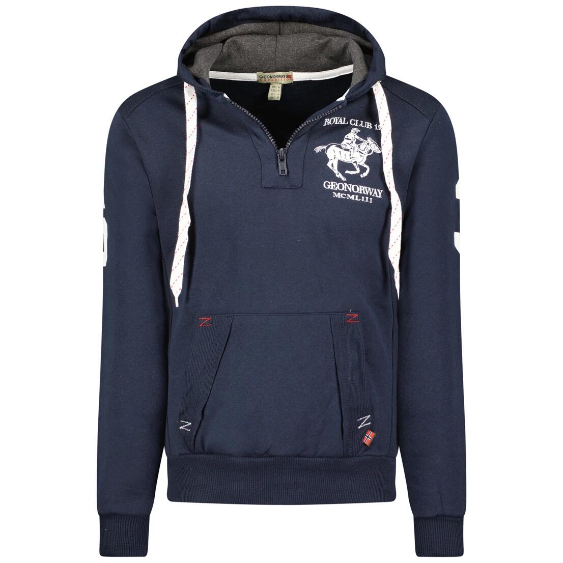 Bluza męska Geographical Norway FOLTON EO MEN 100, granatowa (WW4783H).