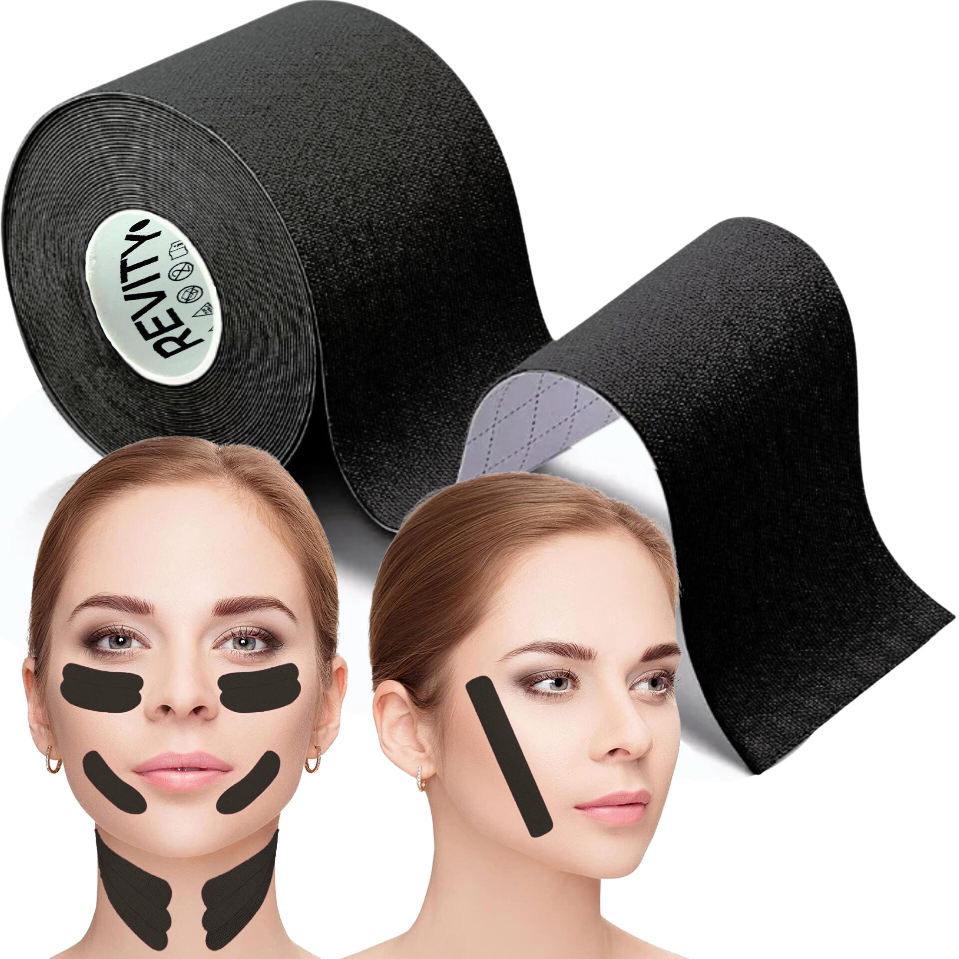 Taśma kinezjologiczna do twarzy i biustu 5m kinesio tape 1 szt. wyrób medyczny