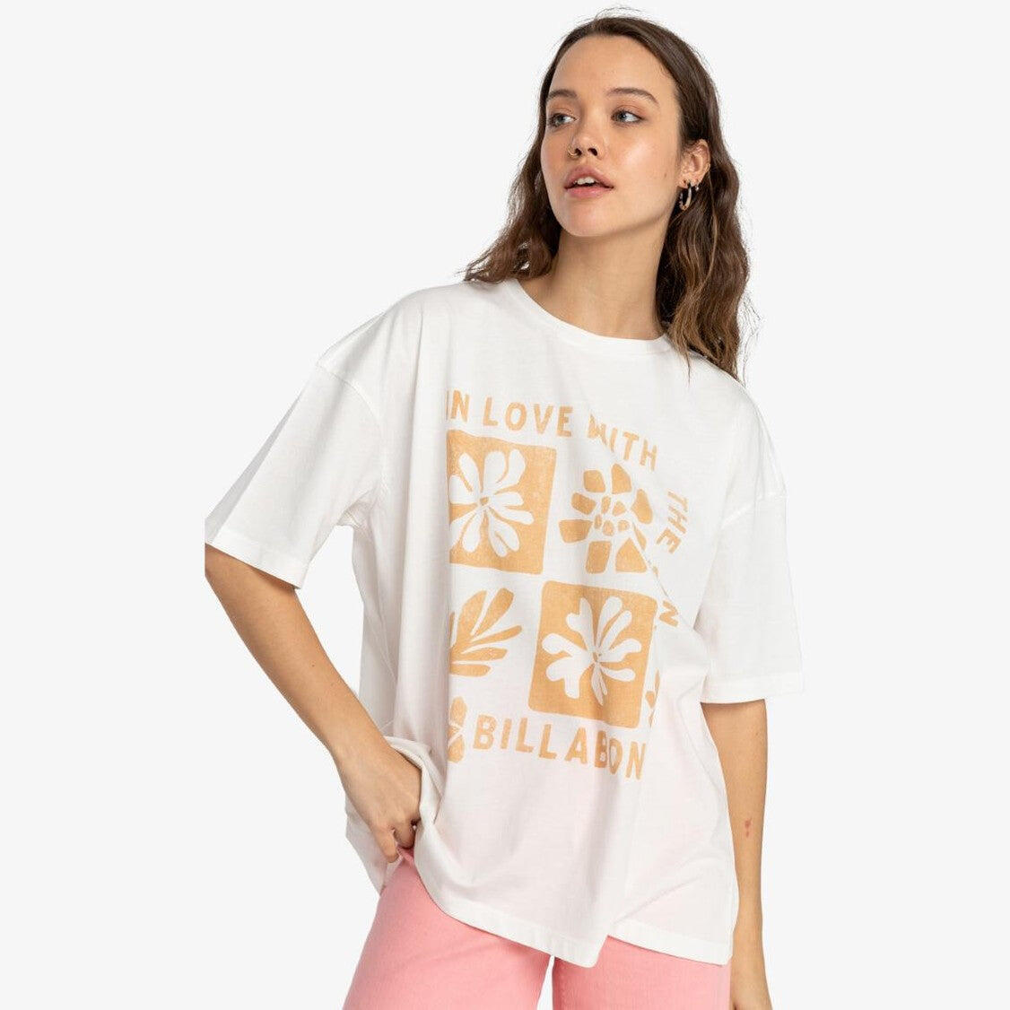 Koszulka T-shirt Billabong Zakochany w Słońcu biały