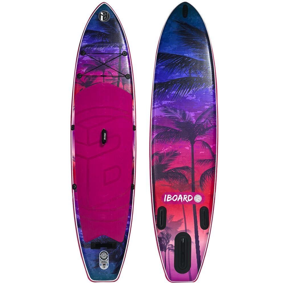 Deska SUP iBoard 11' Purple Palm