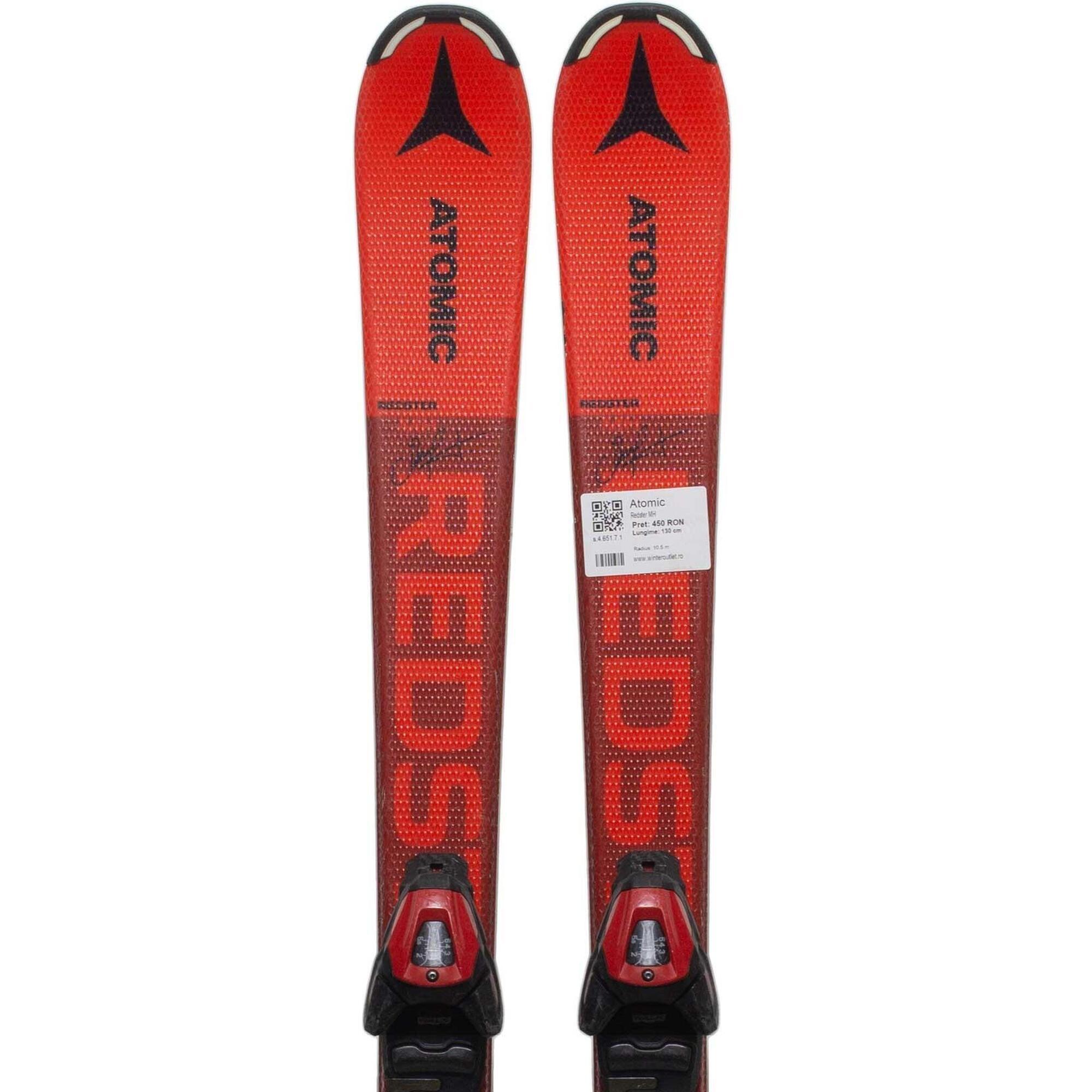 Second Life- Narty ATOMIC Redster MH, 130 cm - Stan bardzo dobry