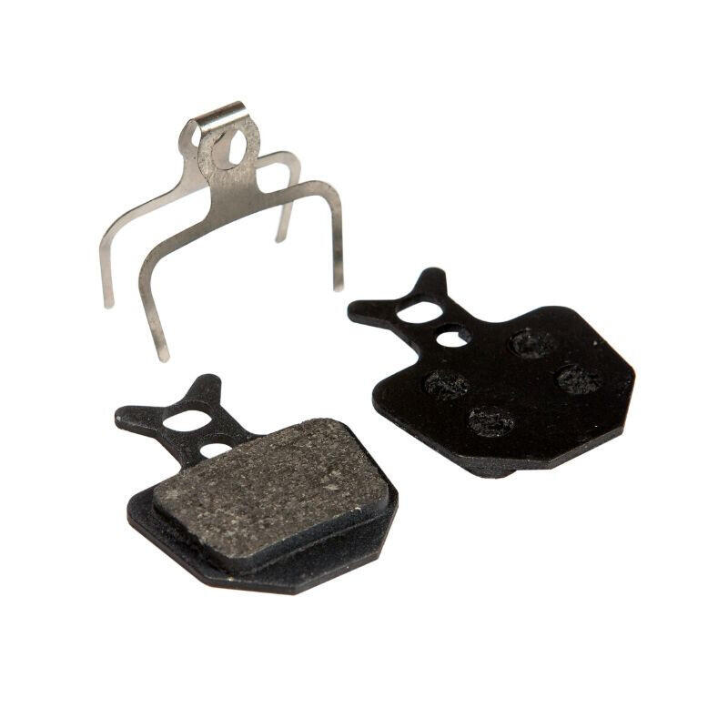 Para półmetalicznych rowerowych klocków hamulcowych z 1 chusteczką do czyszczeni