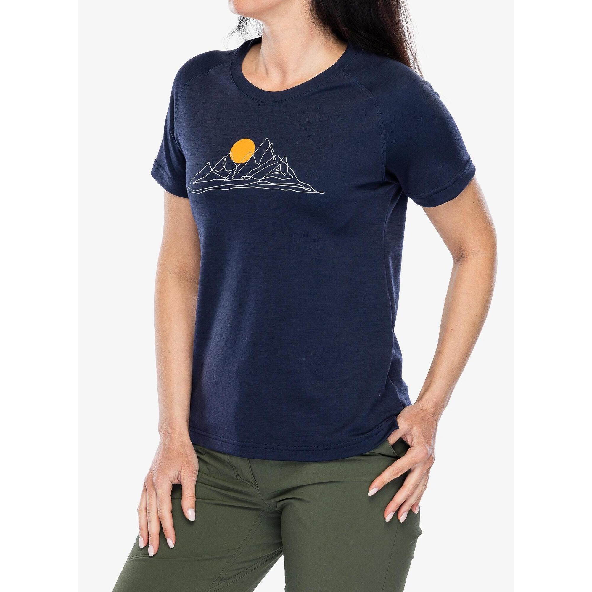 Koszulka merino damska Sensor Merino Blend Moon SS Tee