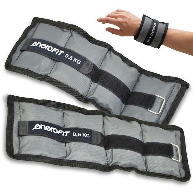 Hantle miękkie Enero Fit regulowane 2x0,5 kg