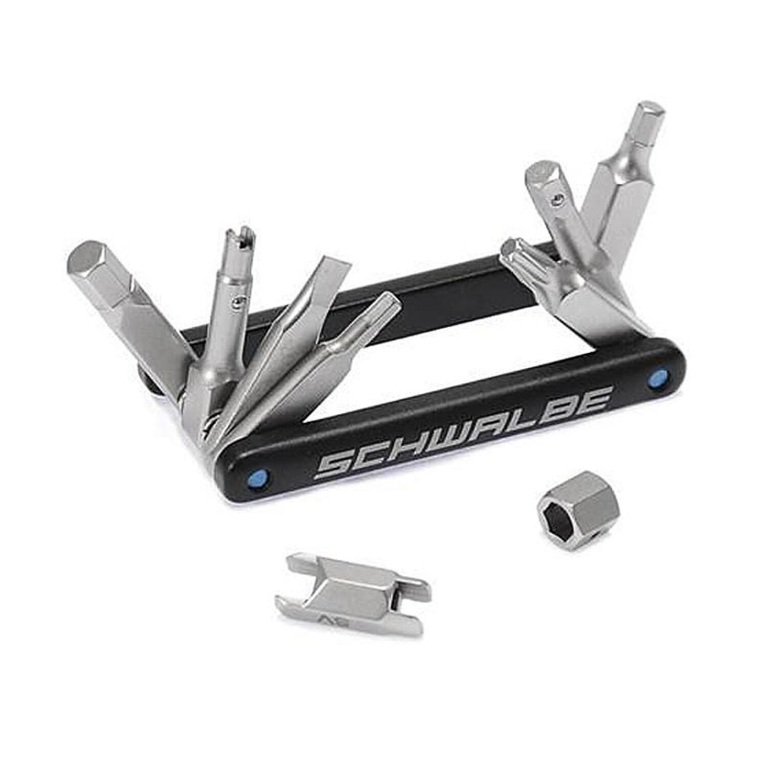 Multitool 2.0 9 Funkcji 9,5 Cm Czarno-Srebrny