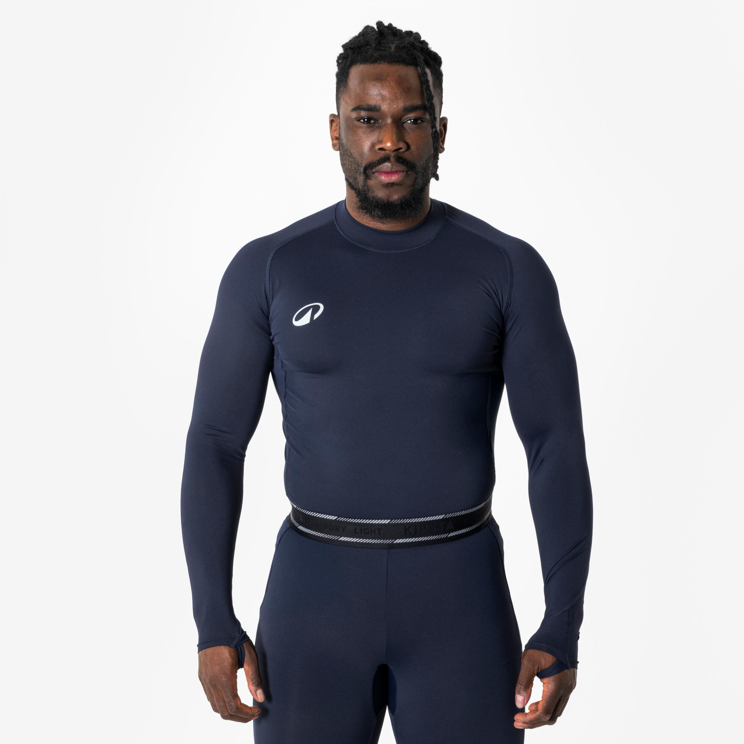 Koszulka termoaktywna długi rękaw unisex Kipsta Keepdry Club