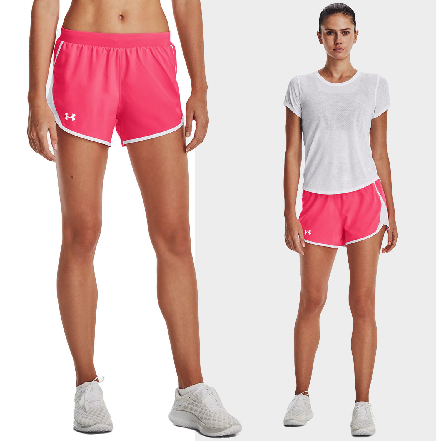 Spodenki fitness damskie UNDER ARMOUR Fly-By 2.0 Shorts