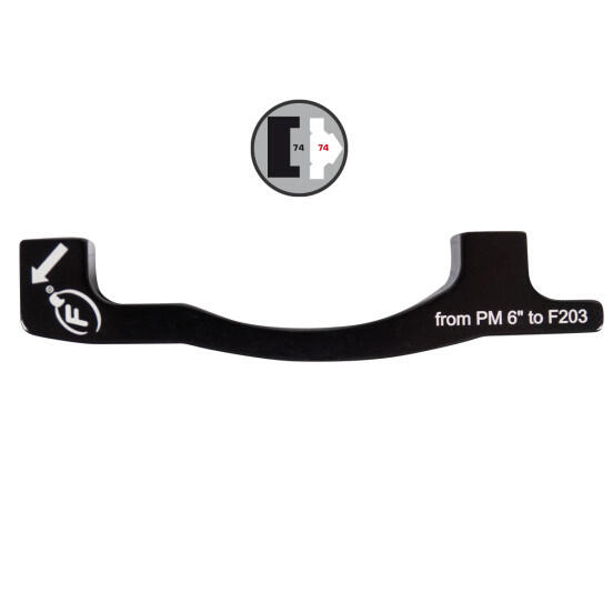 Adapter hamulca przedniego Formula Spare Parts Adaptor P.M. 203mm P.M. 6