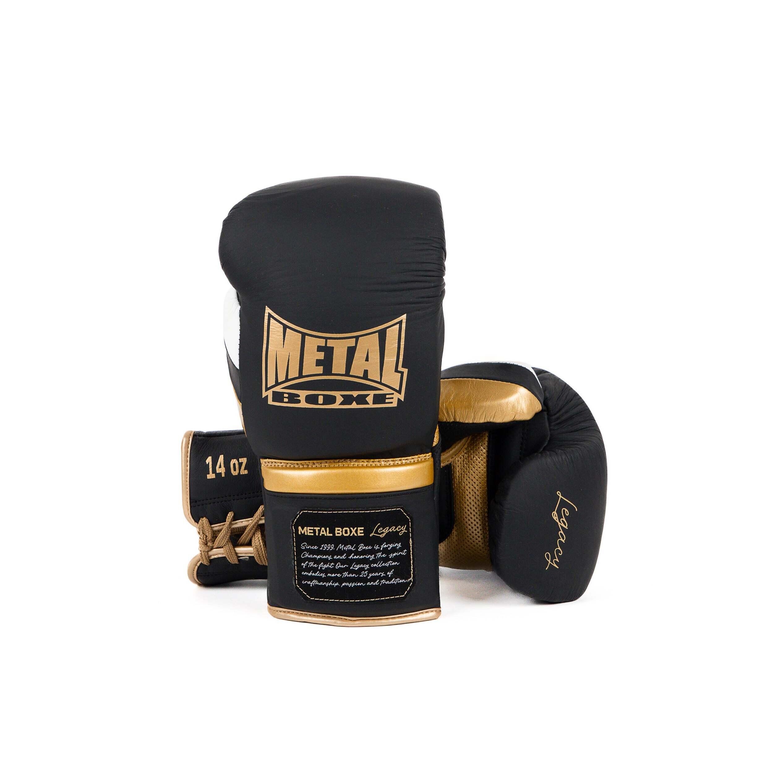 Rękawice bokserskie Metal Boxe Legacy Sparring Lacets