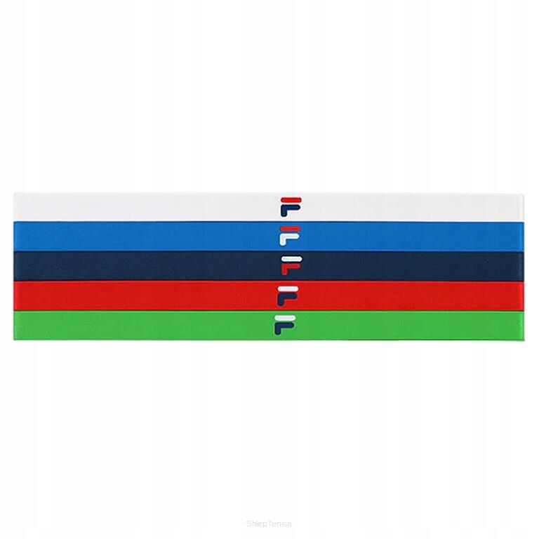 Opaski na głowę Fila Headband Mini Millie wielokolorowe x5