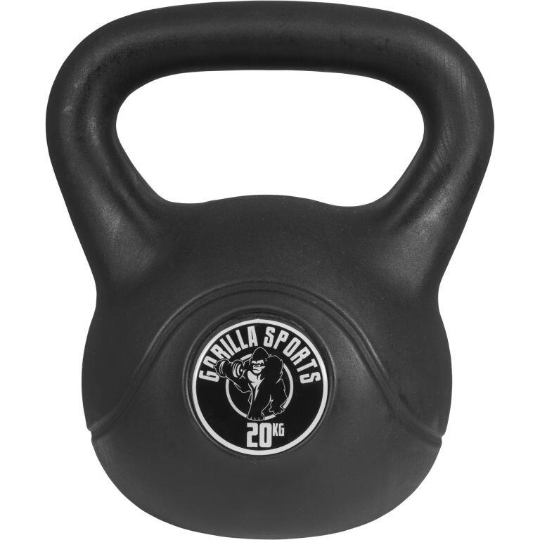 Kettlebell treningowy winylowy Gorilla Sports 20 kg
